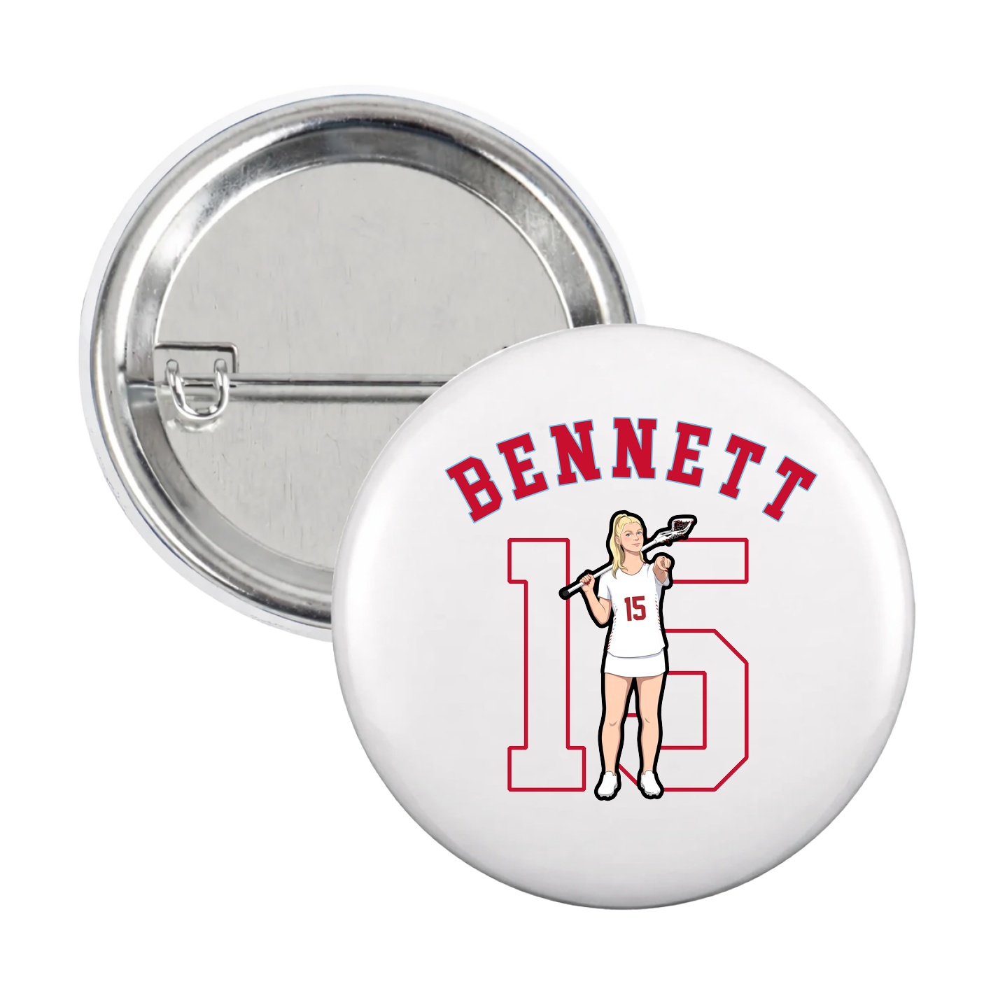 Game Day Button — Shirsey Arch in White