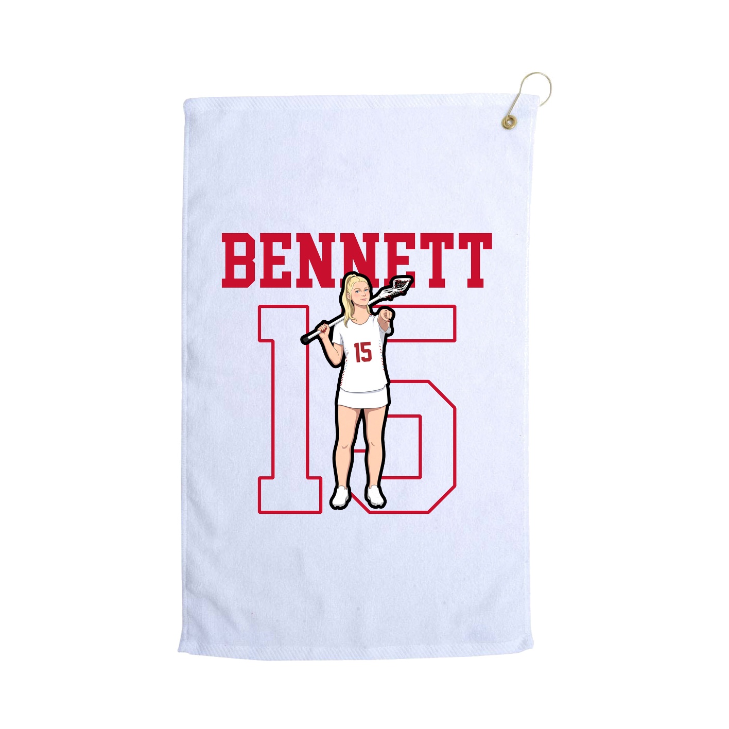 Golf Towel — Shirsey in White