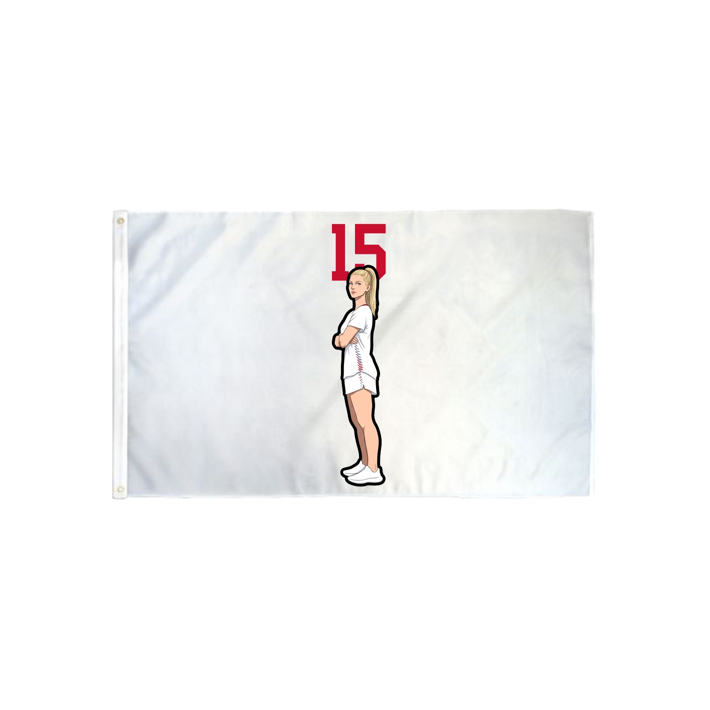 3x5 Flag — Number Top in Classic
