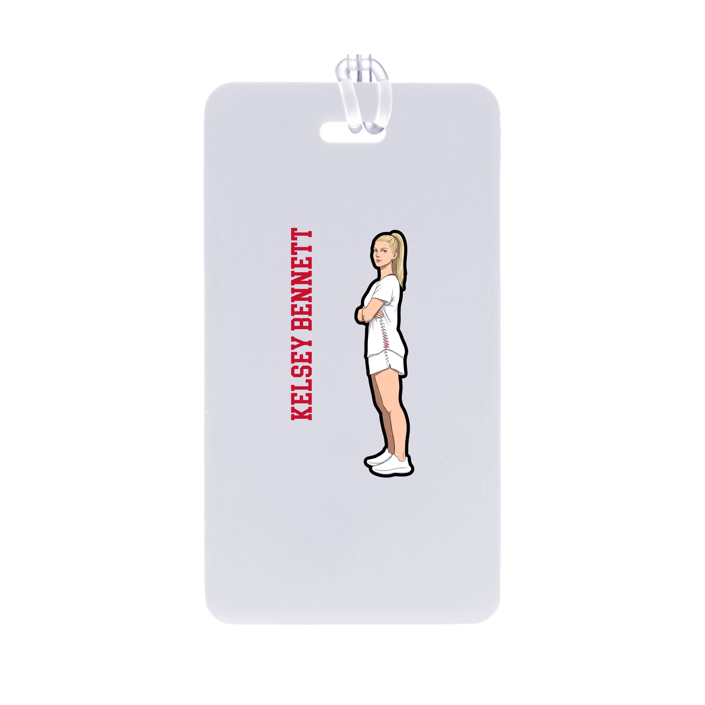Bag Tag — Name Vertical in Classic
