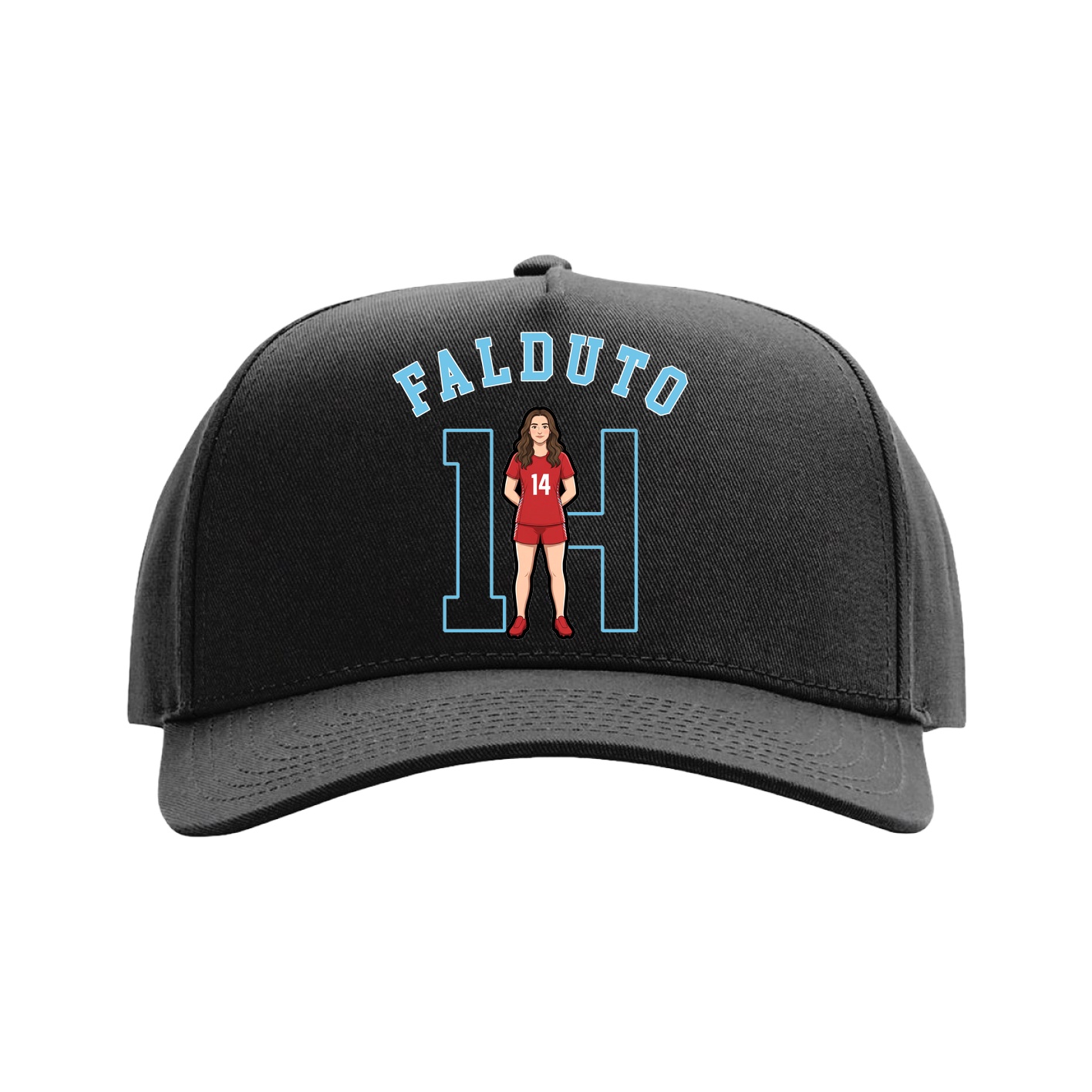 Full Fabric Five-Panel Champ Cap