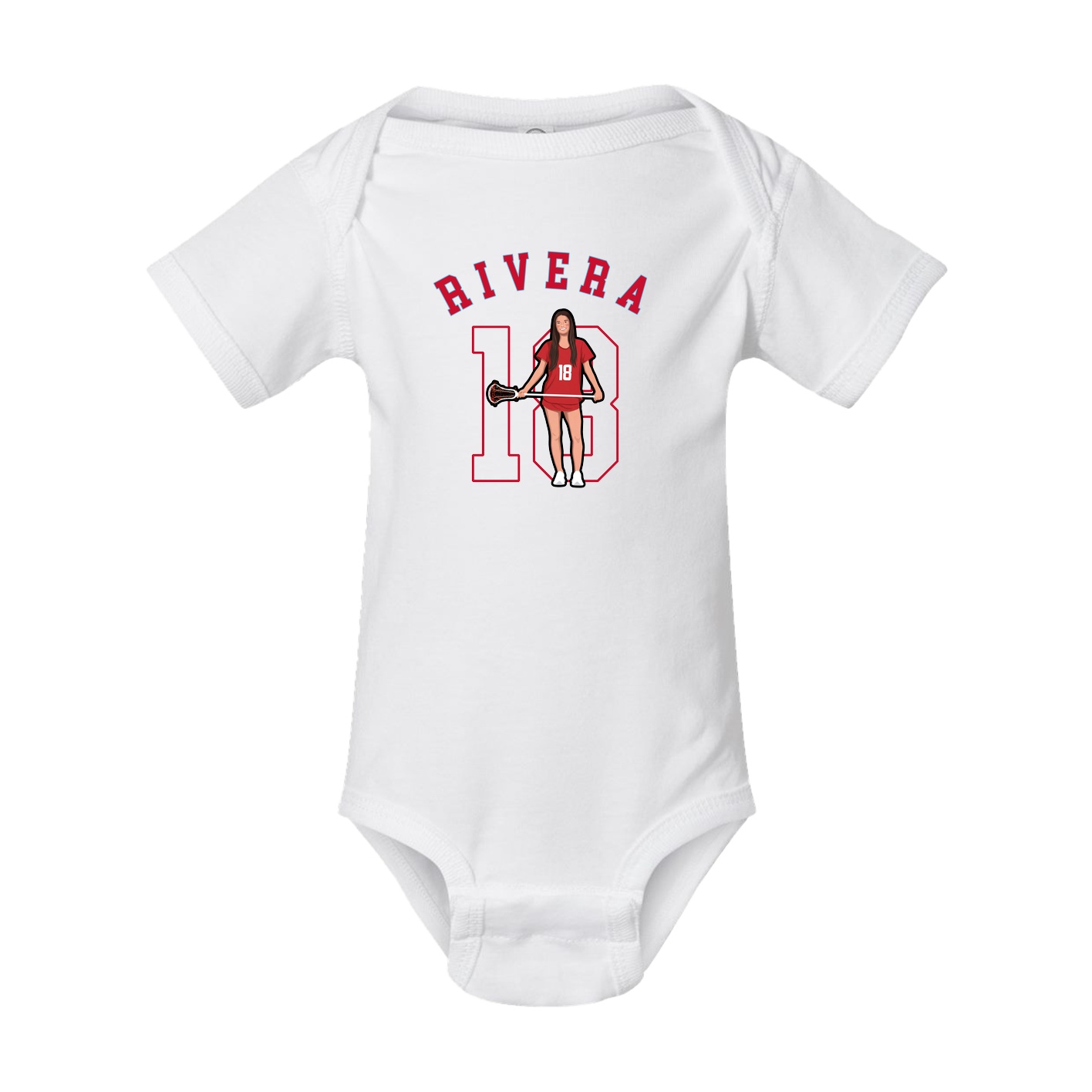 Baby Onesie — Shirsey Arch in White