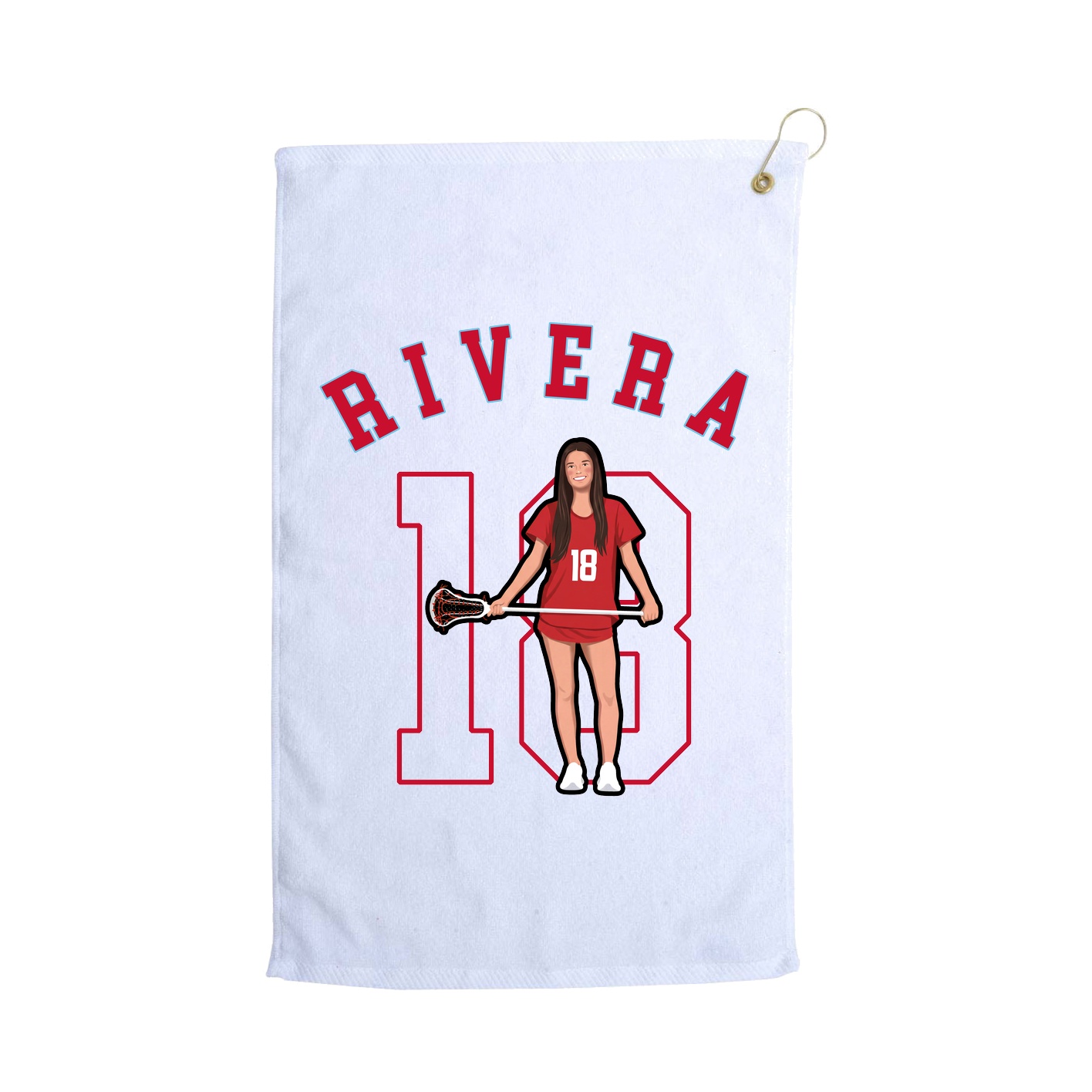 Golf Towel — Shirsey Arch in White