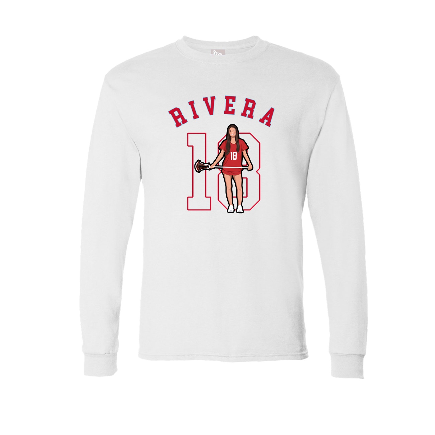 Long Sleeve Tee — Shirsey Arch in White