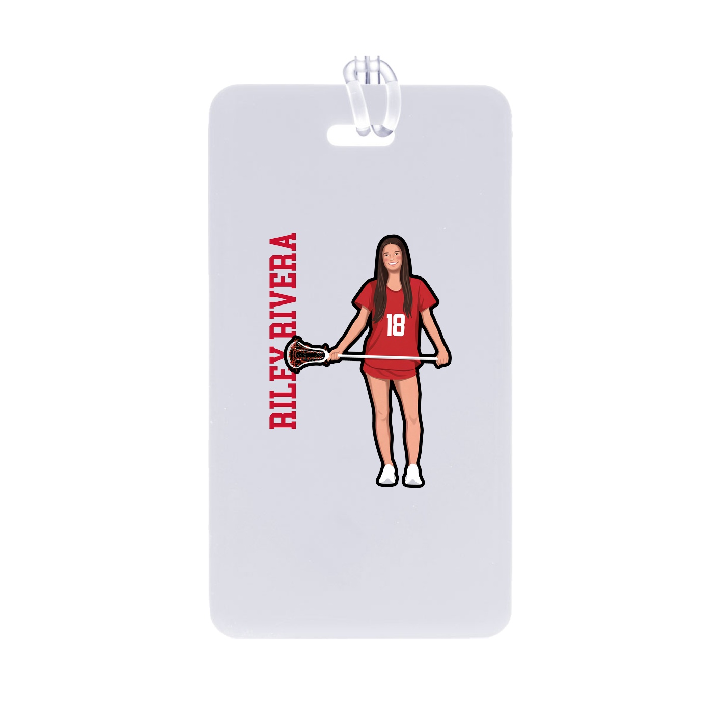 Bag Tag — Name Vertical in Classic
