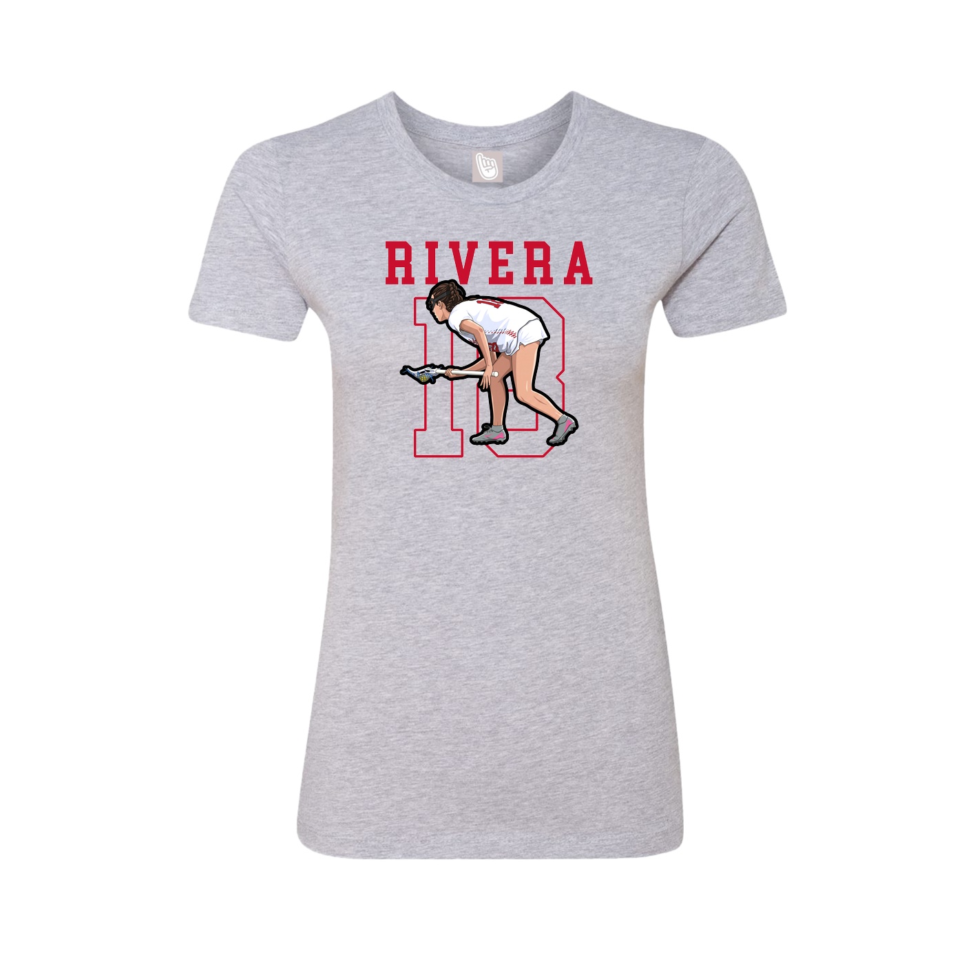 Fitted Women's Tee — Shirsey in Grey