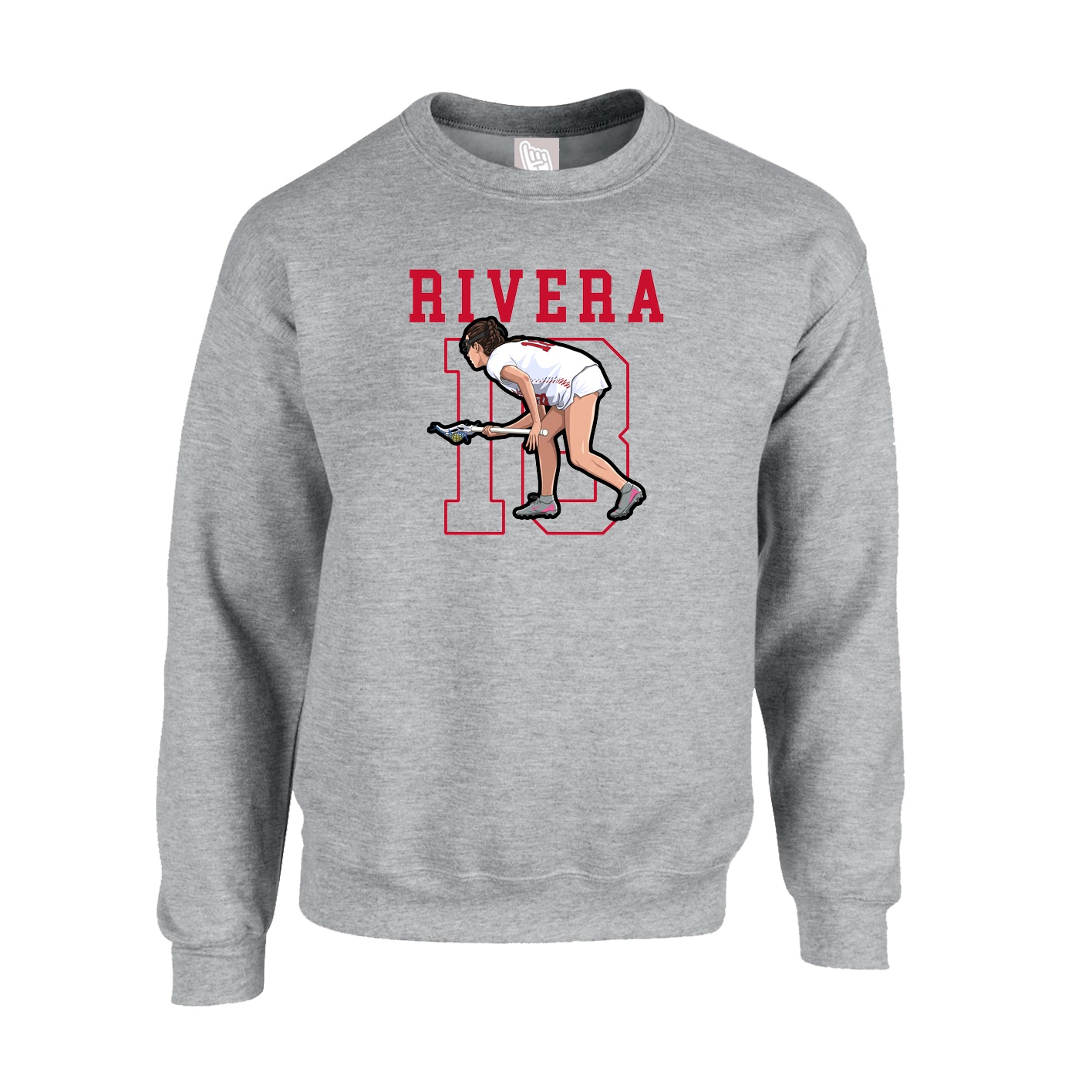 Fleece Crew — Shirsey in Grey