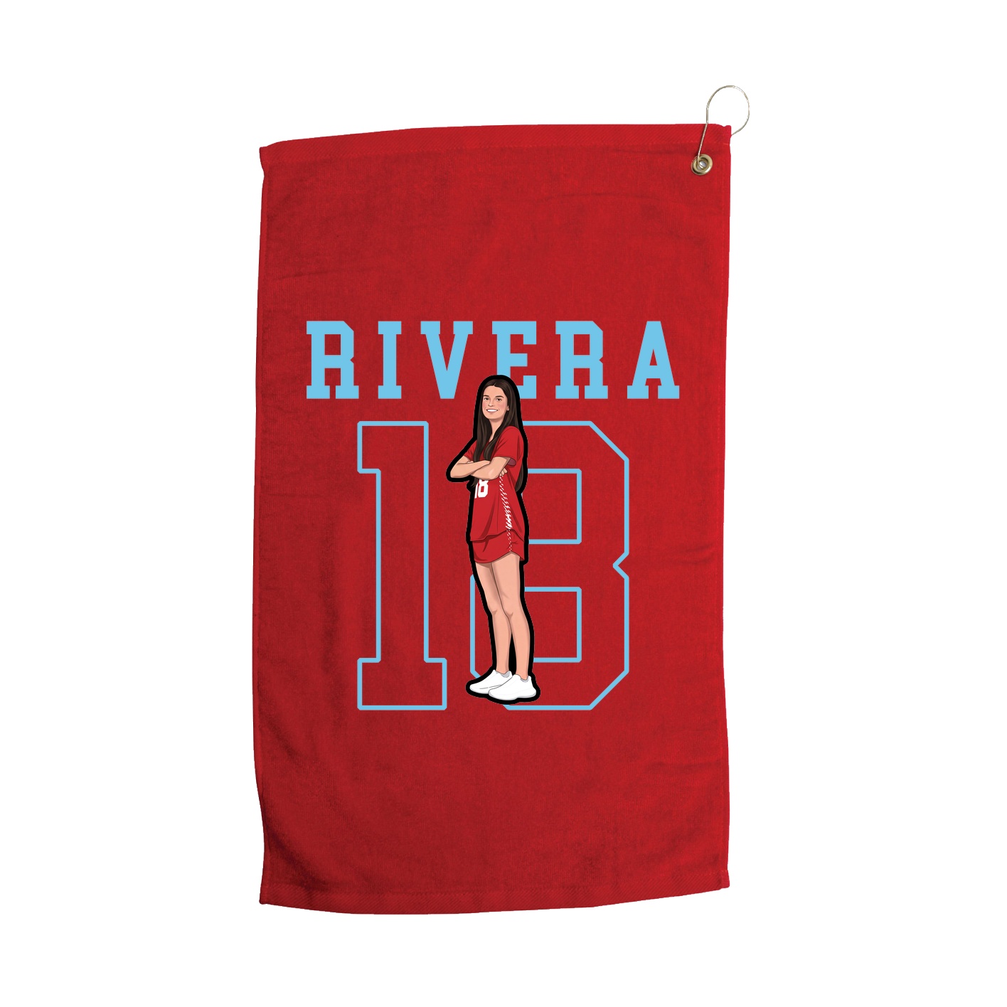Golf Towel — Shirsey in Red