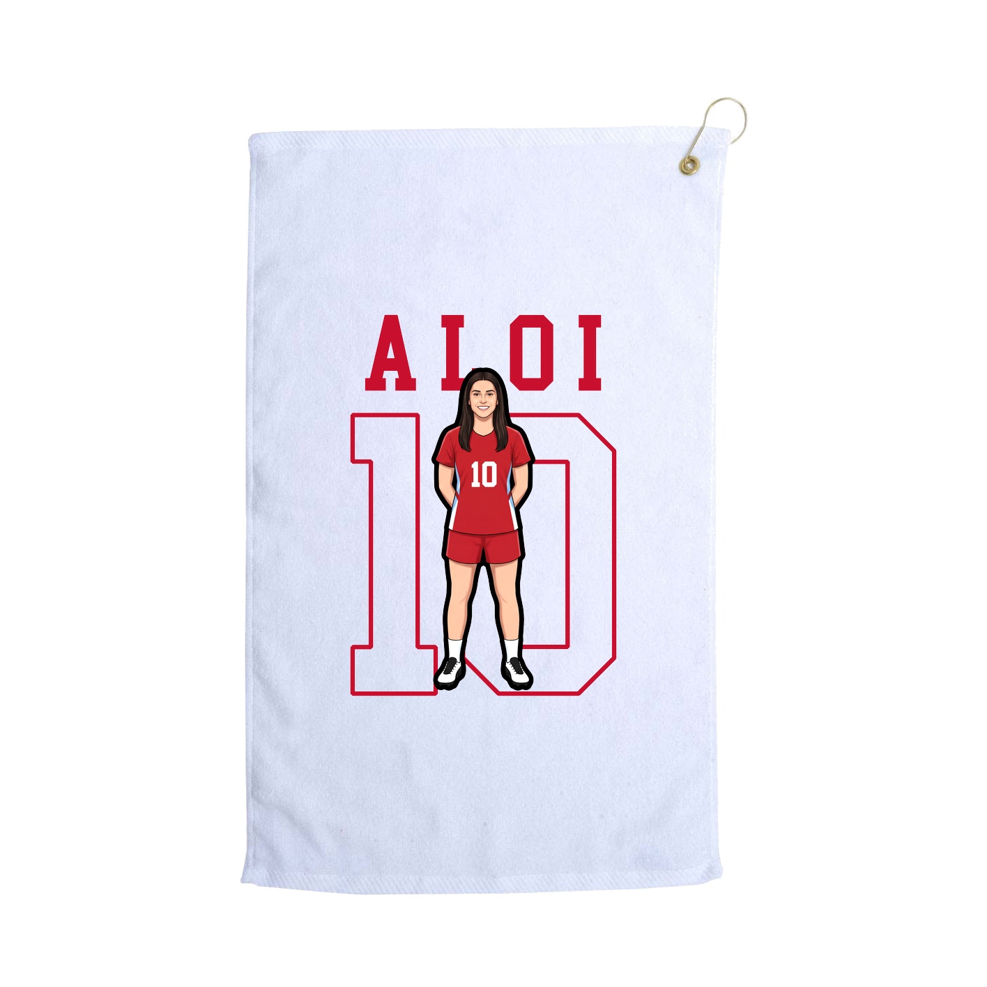Golf Towel — Shirsey in White