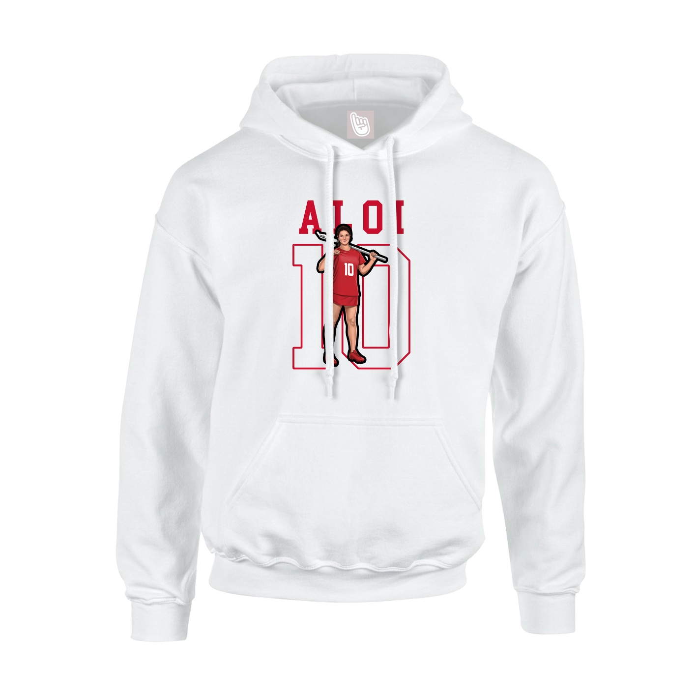 Hoodie — Shirsey in White