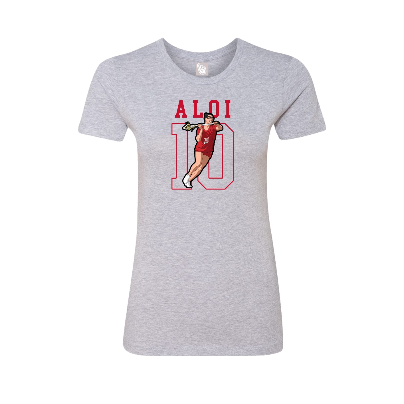 Fitted Women's Tee — Shirsey in Grey