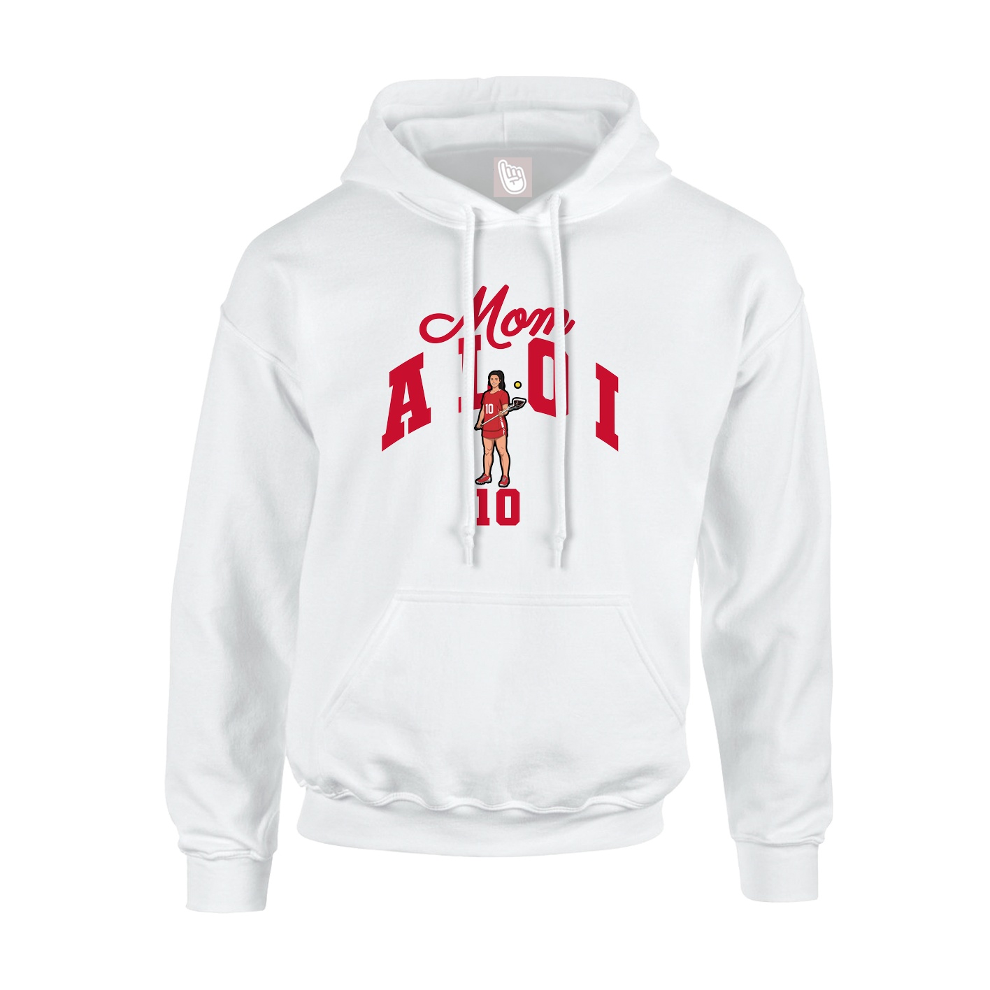 Youth Hoodie — Mothers Day Arch in White