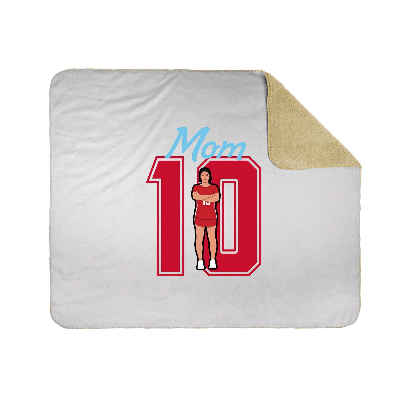 Throw Blanket — Mothers Day Shirsey in White