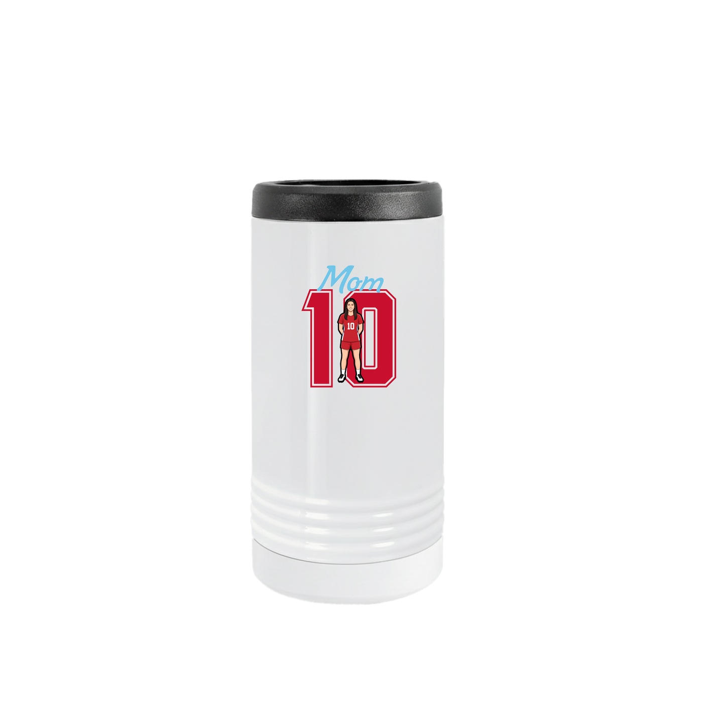 Slim Beverage Holder — Mothers Day Shirsey in White