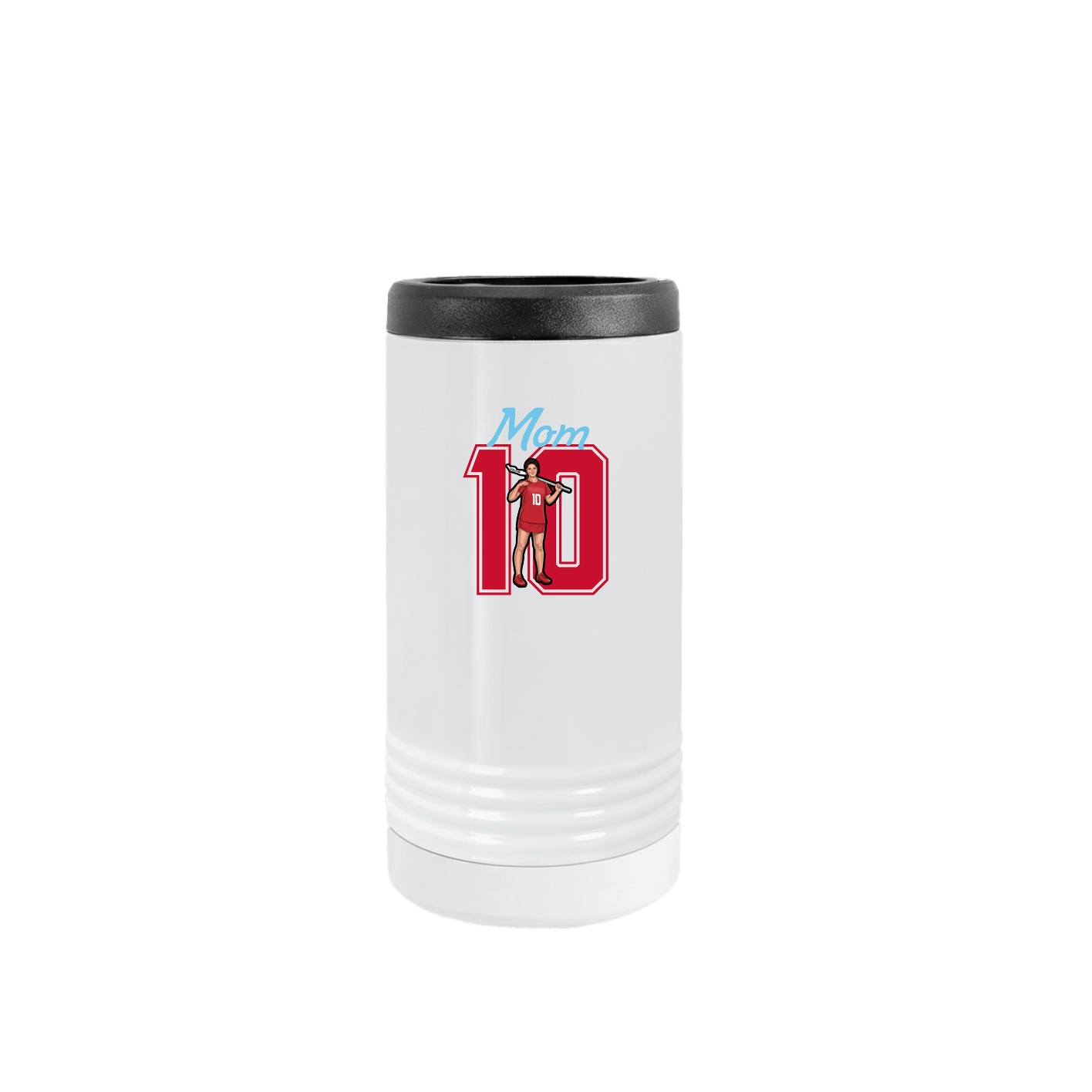 Slim Beverage Holder — Mothers Day Shirsey in White