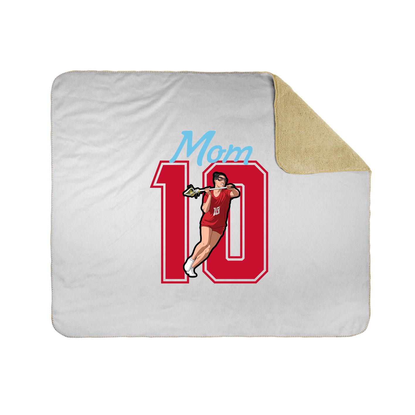 Throw Blanket — Mothers Day Shirsey in White