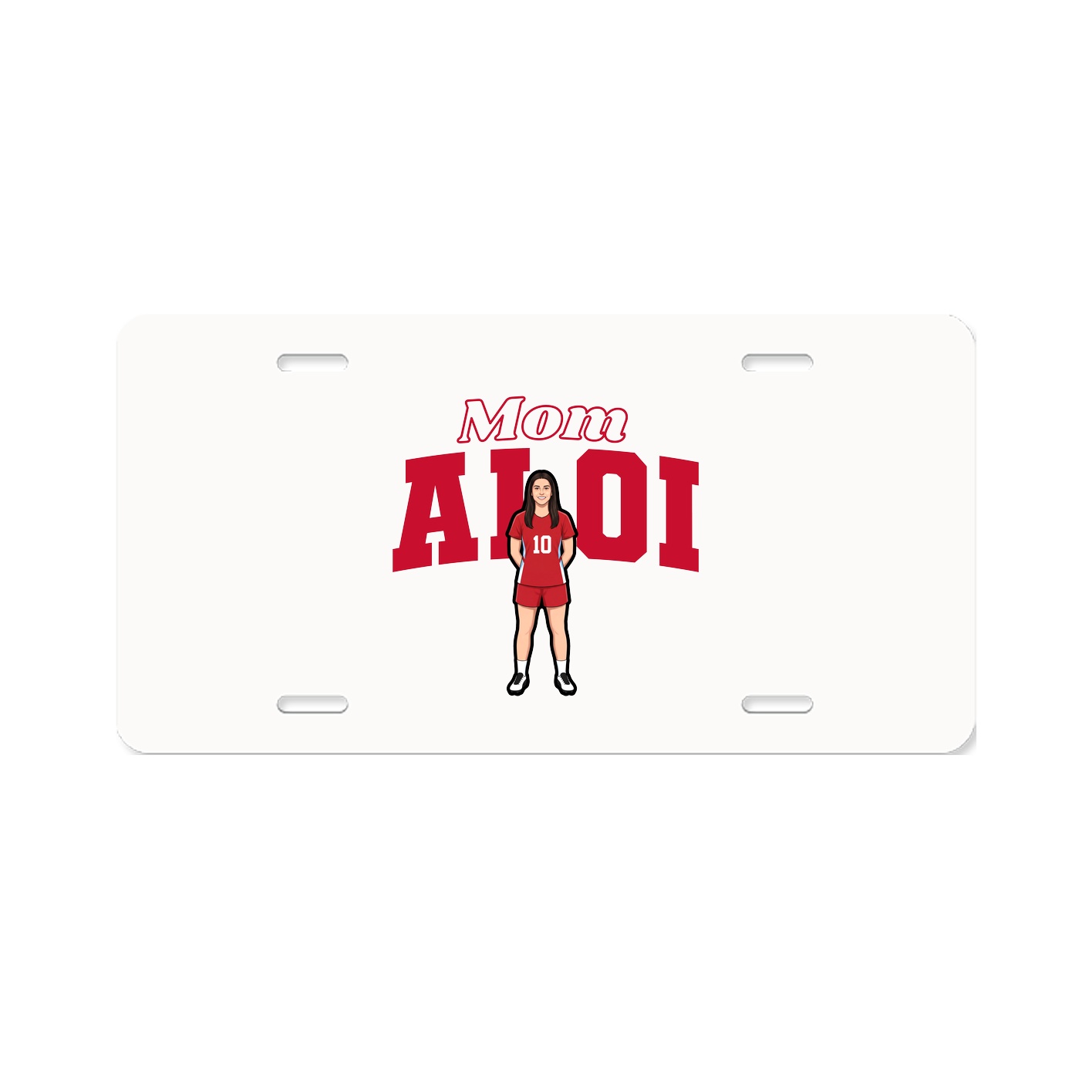 License Plate — Mothers Day Block in Classic