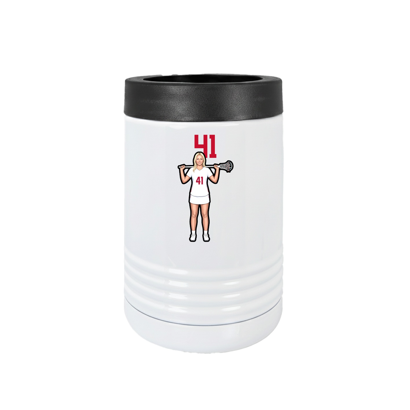 Beverage Holder — Number Top in White