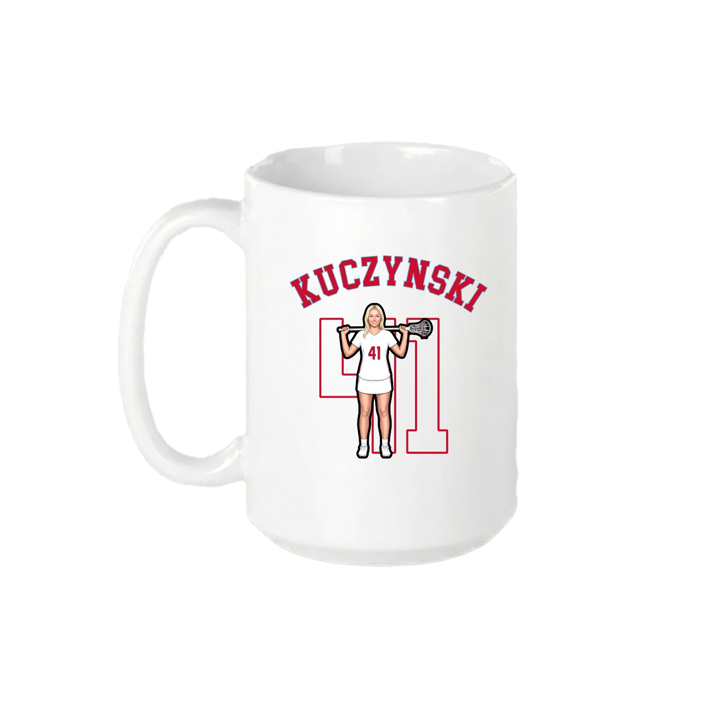 15oz Coffee Mug — Shirsey Arch in White