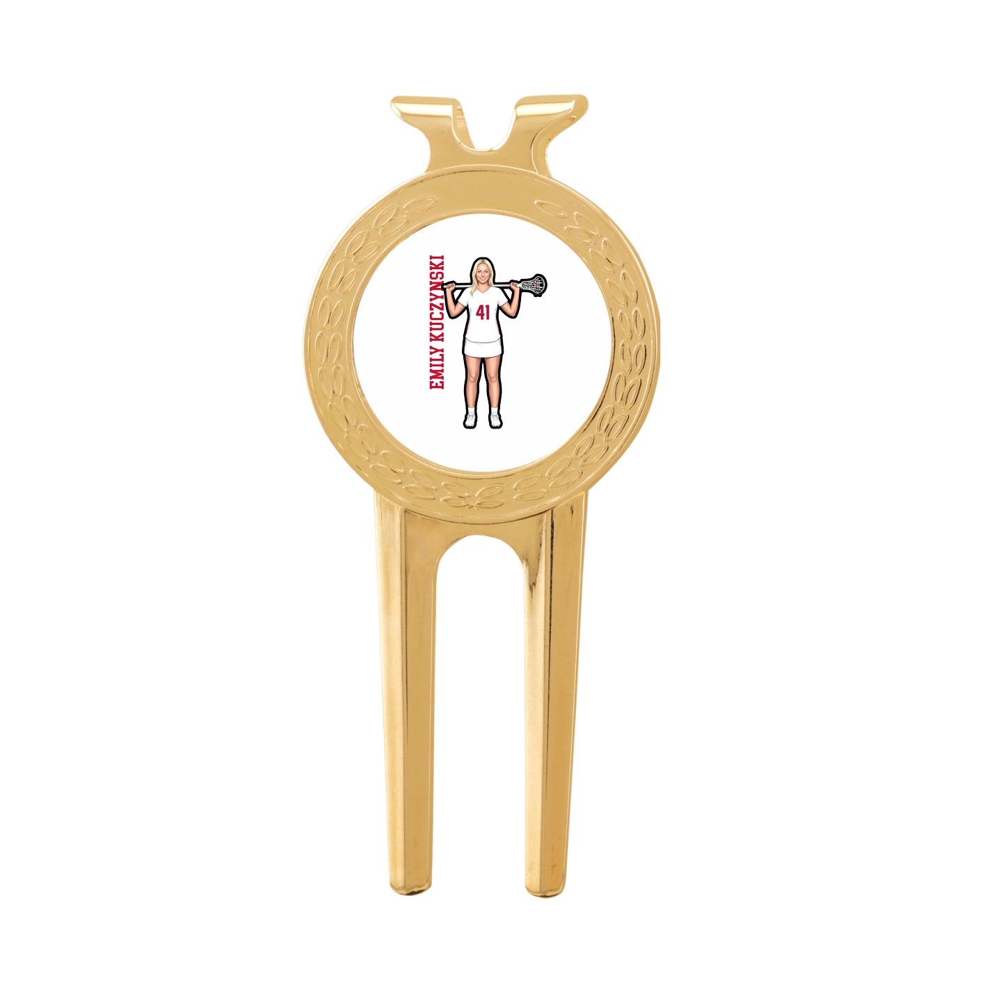 Divot Tool with Ball Marker — Name Vertical in Classic