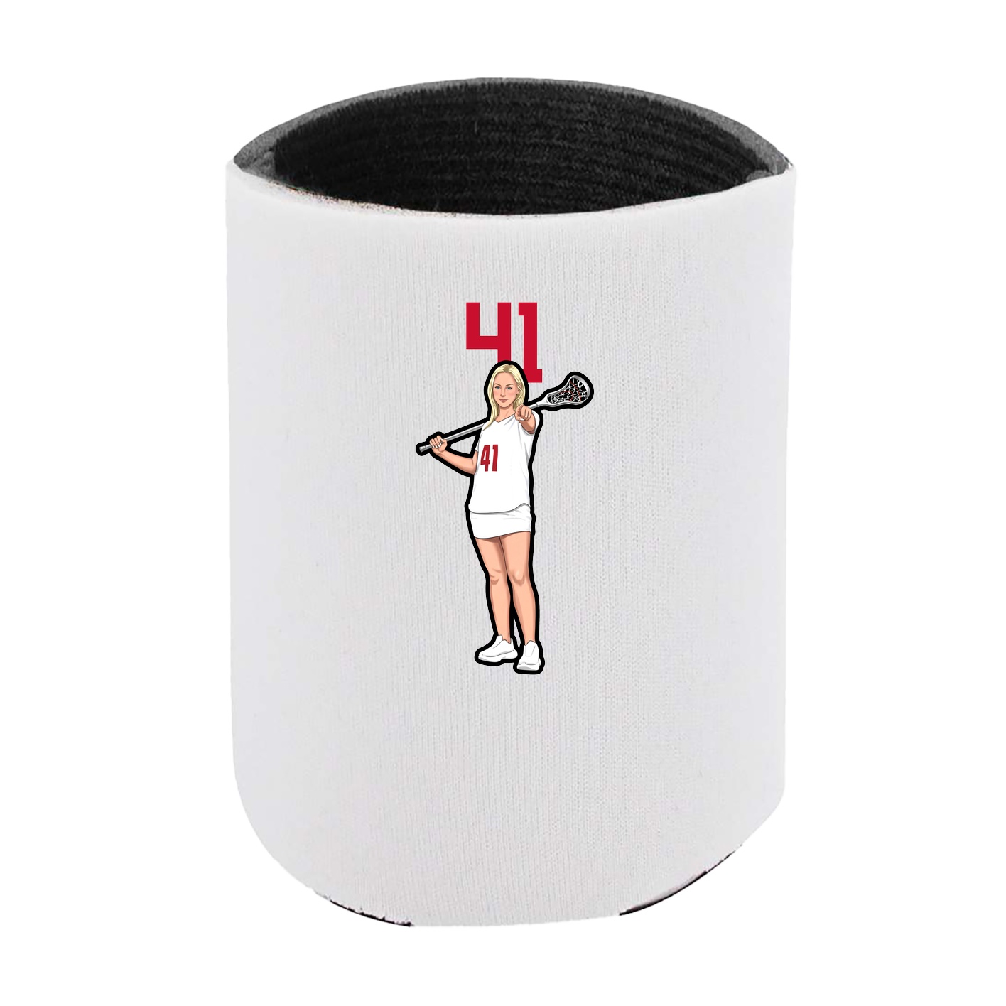 Can Holder — Number Top in White