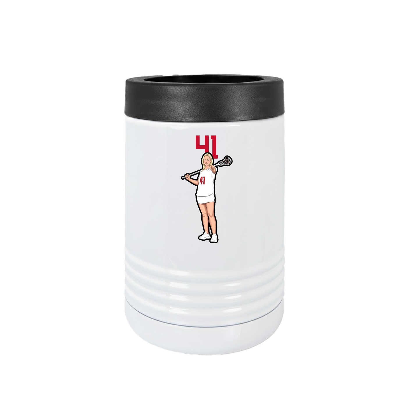 Beverage Holder — Number Top in White