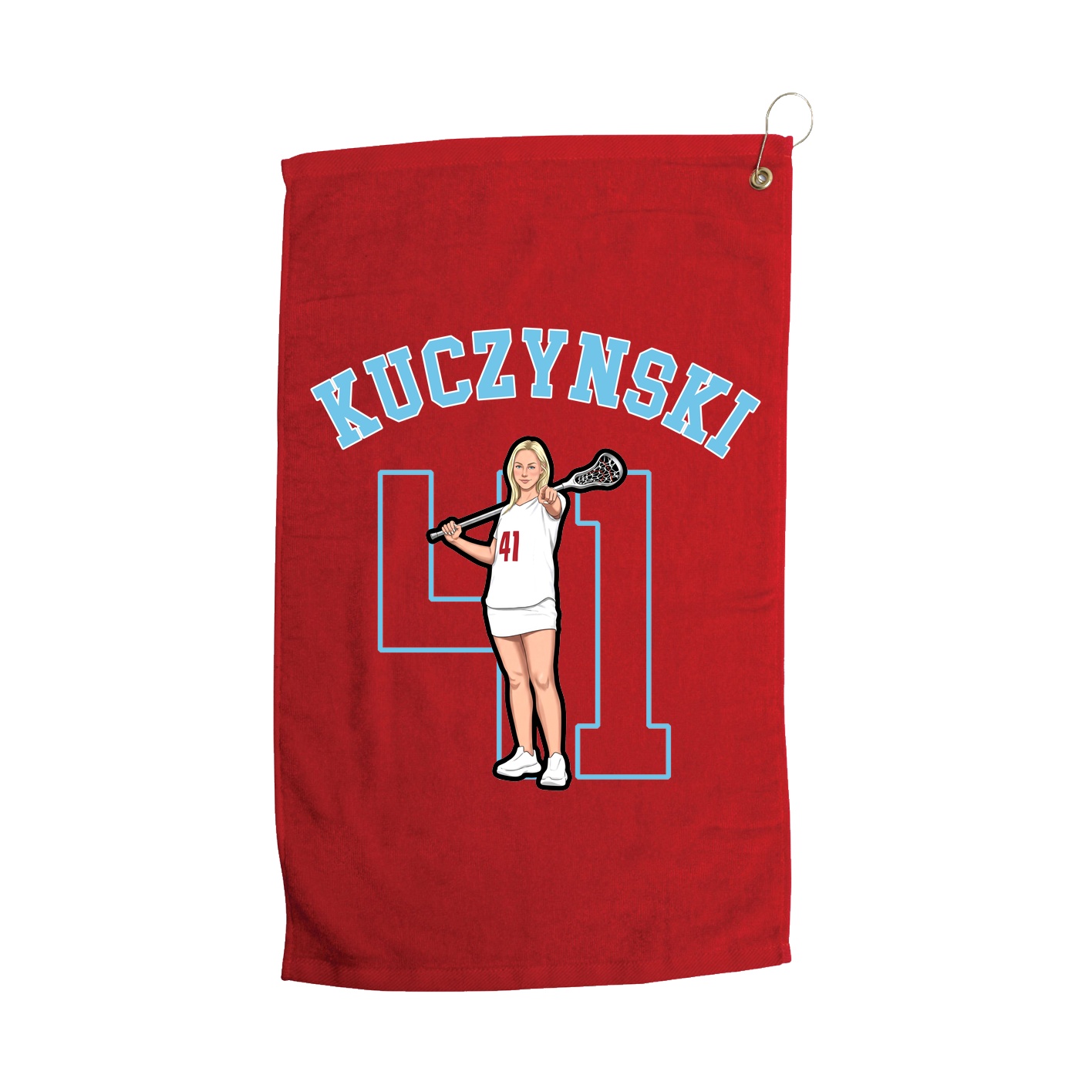 Golf Towel — Shirsey Arch in Red