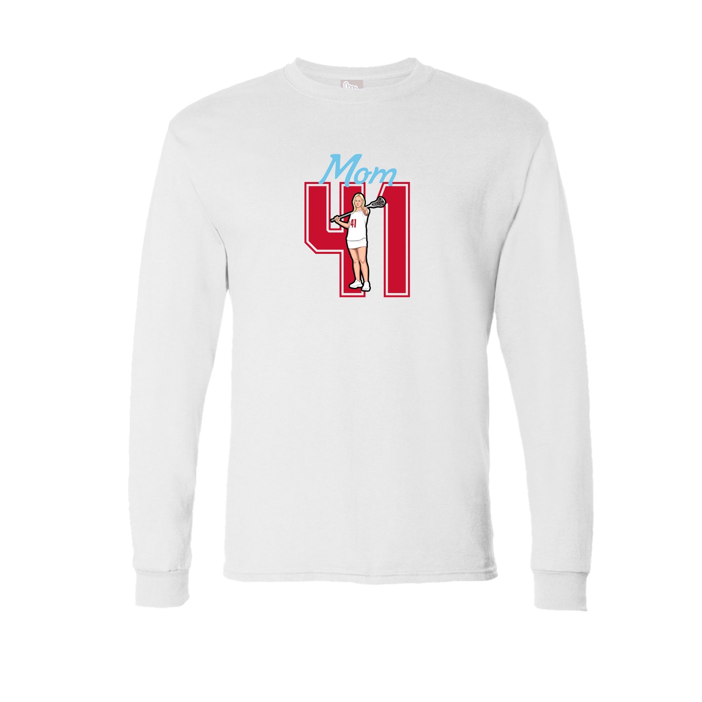 Long Sleeve Tee — Mothers Day Shirsey in White