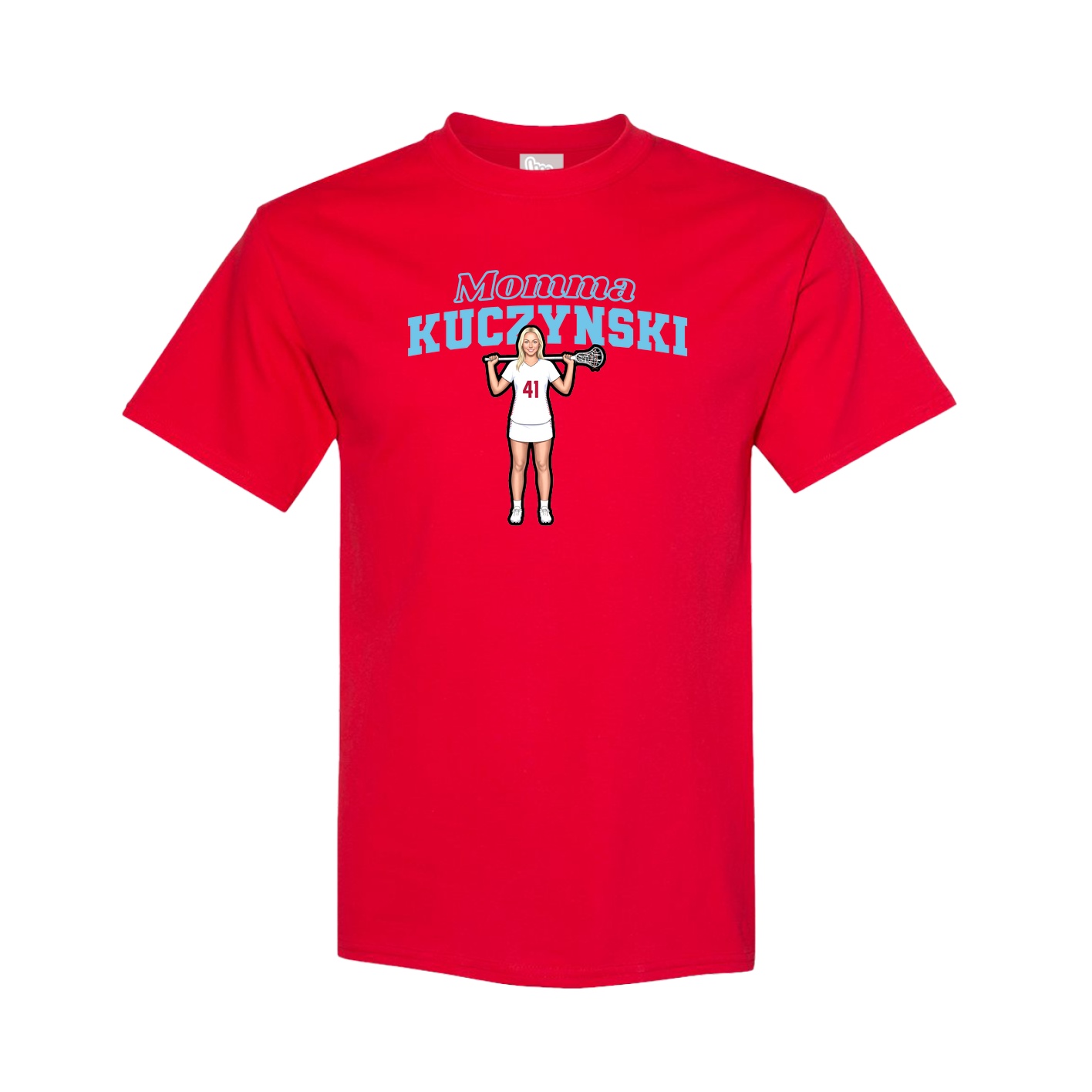 Youth Tee — Mothers Day Block in Red