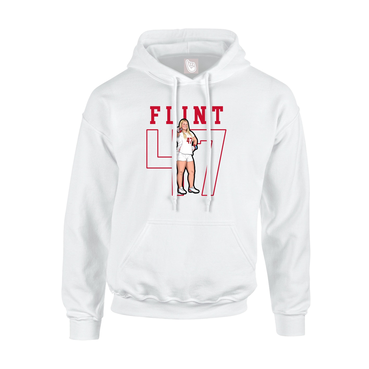 Hoodie — Shirsey in White