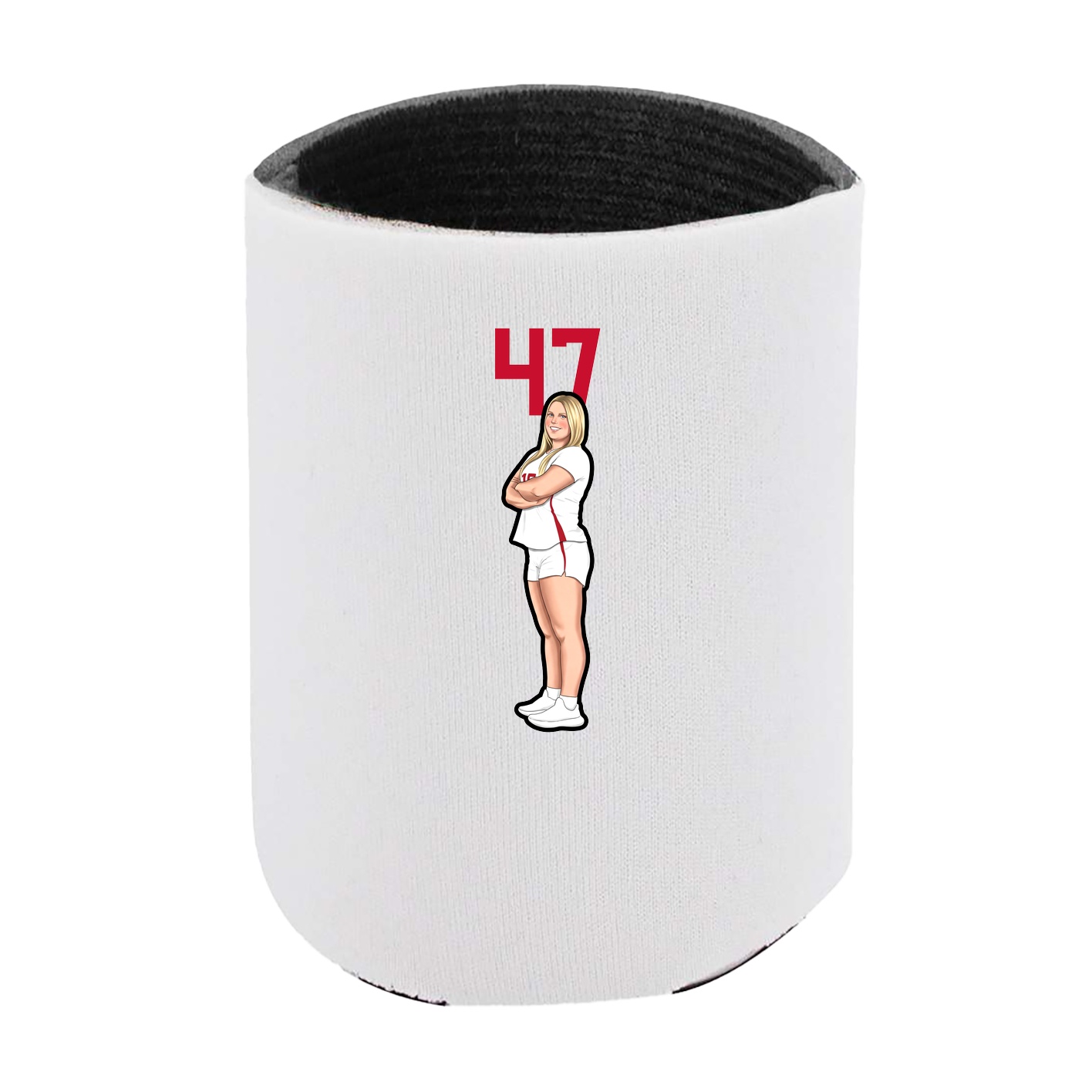 Can Holder — Number Top in White
