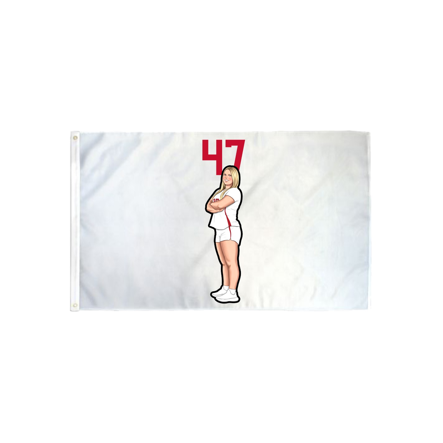 3x5 Flag — Number Top in Classic
