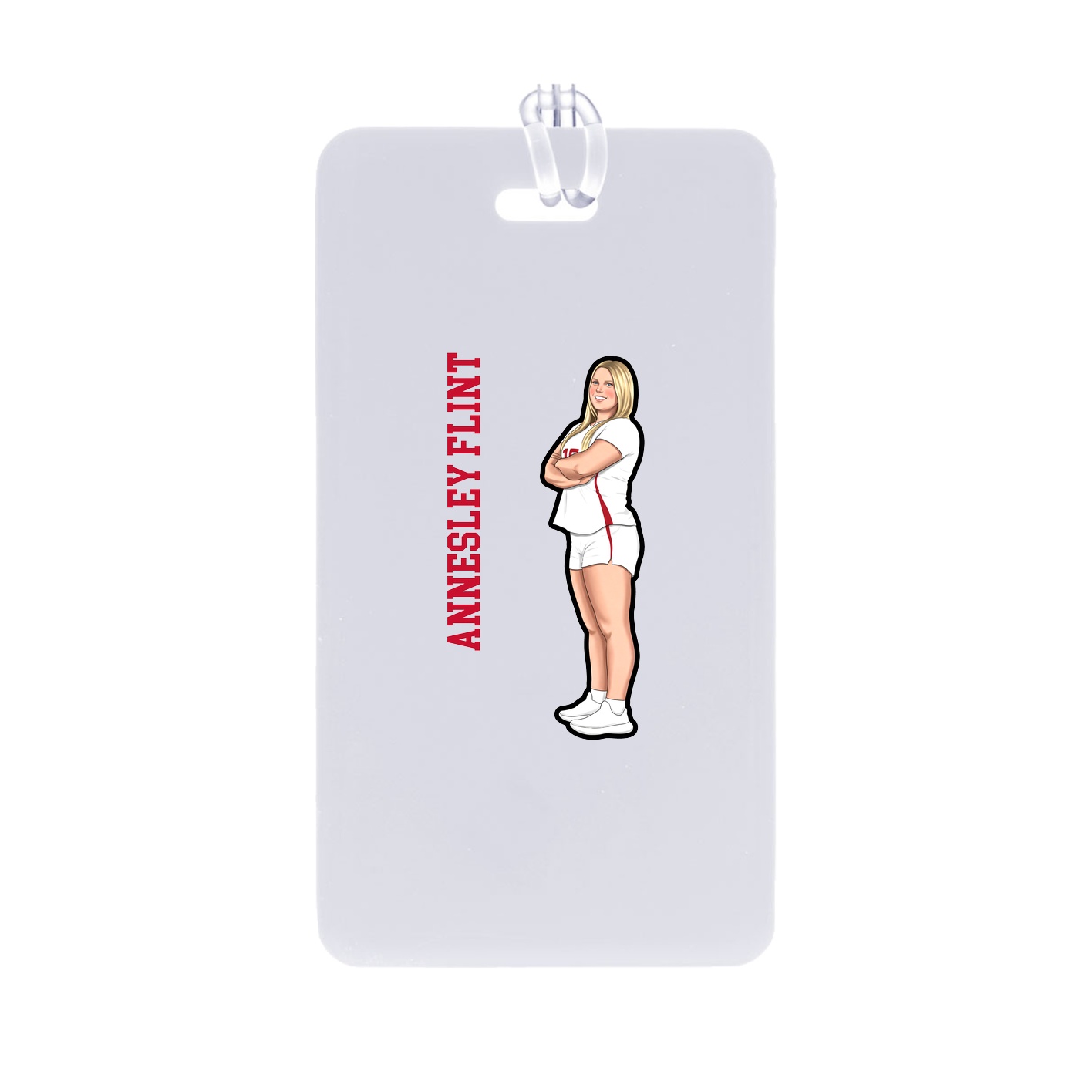 Bag Tag — Name Vertical in Classic
