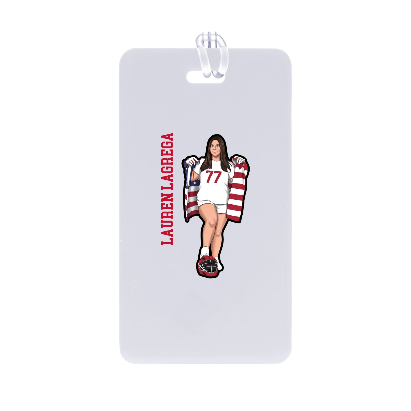 Bag Tag — Name Vertical in Classic