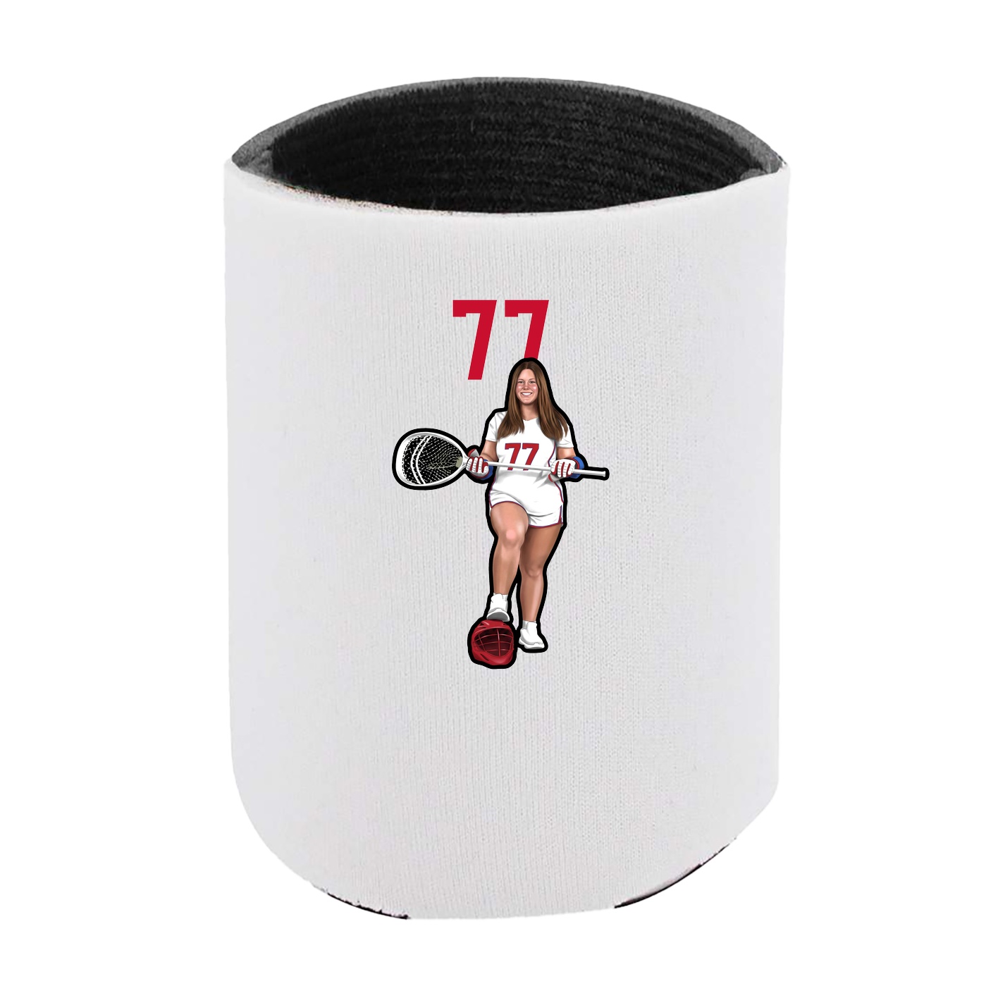 Can Holder — Number Top in White