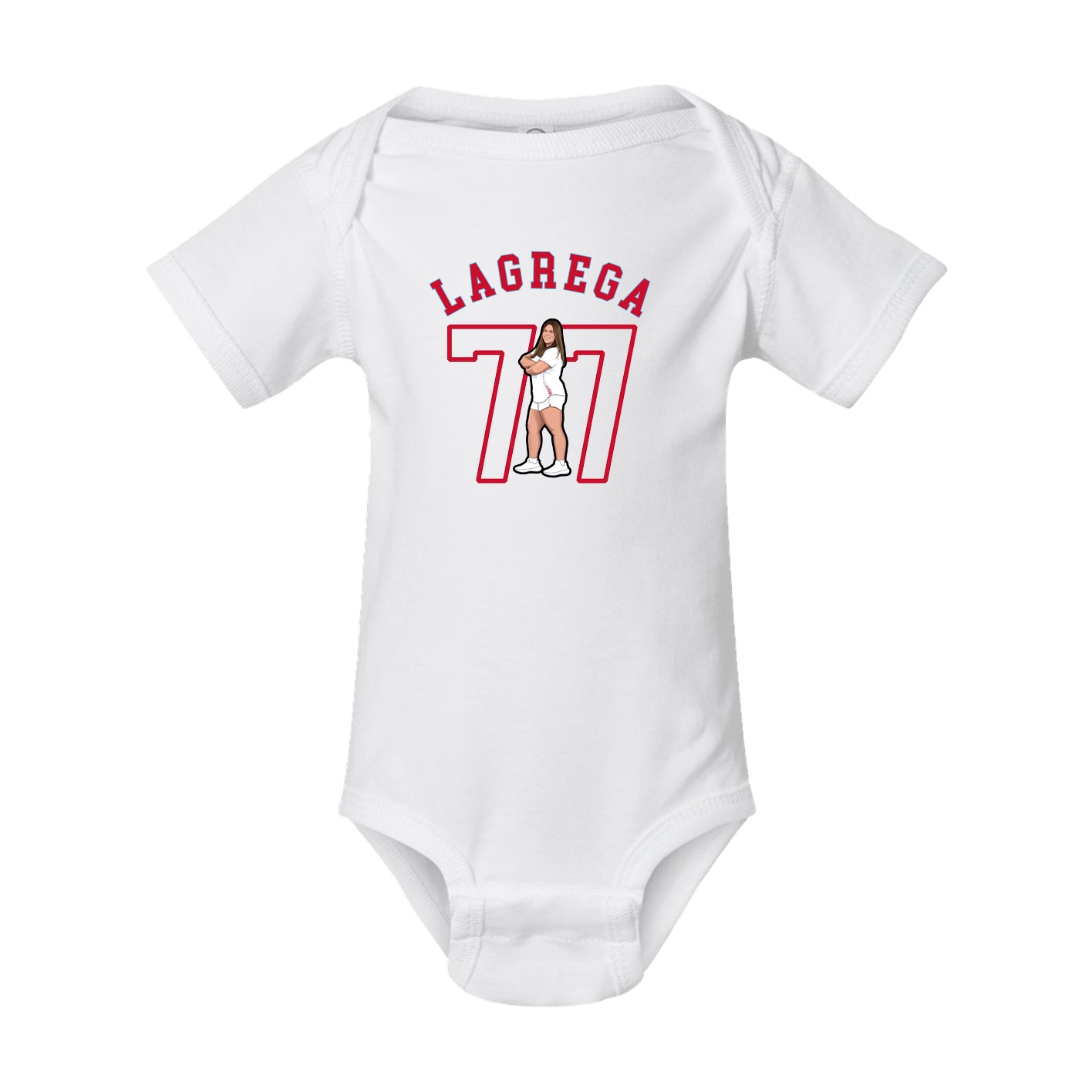 Baby Onesie — Shirsey Arch in White