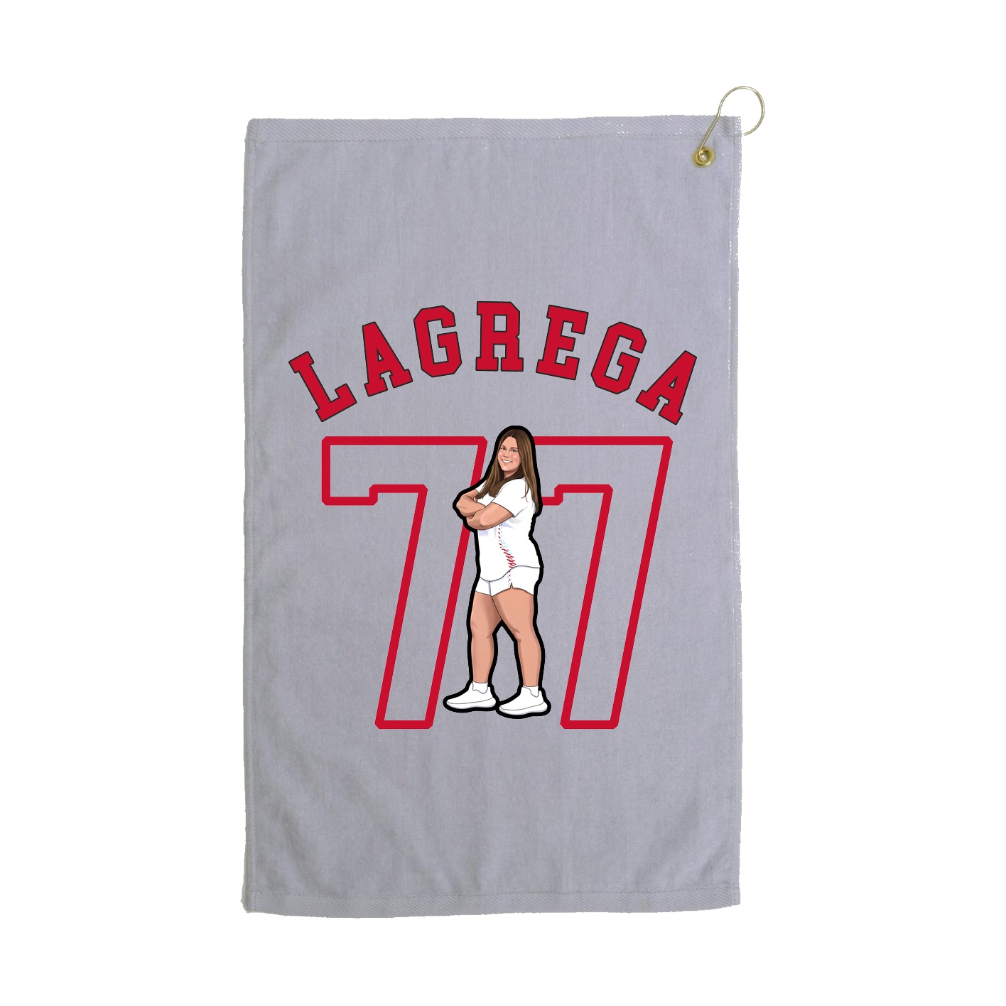 Golf Towel — Shirsey Arch in Grey