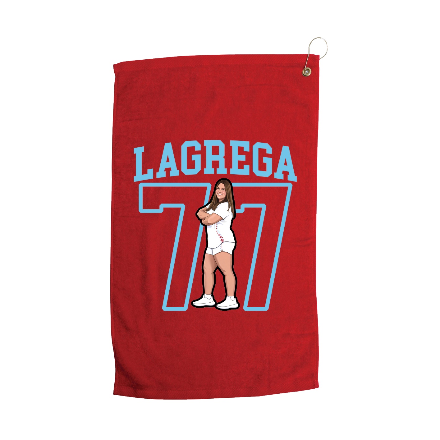 Golf Towel — Shirsey in Red