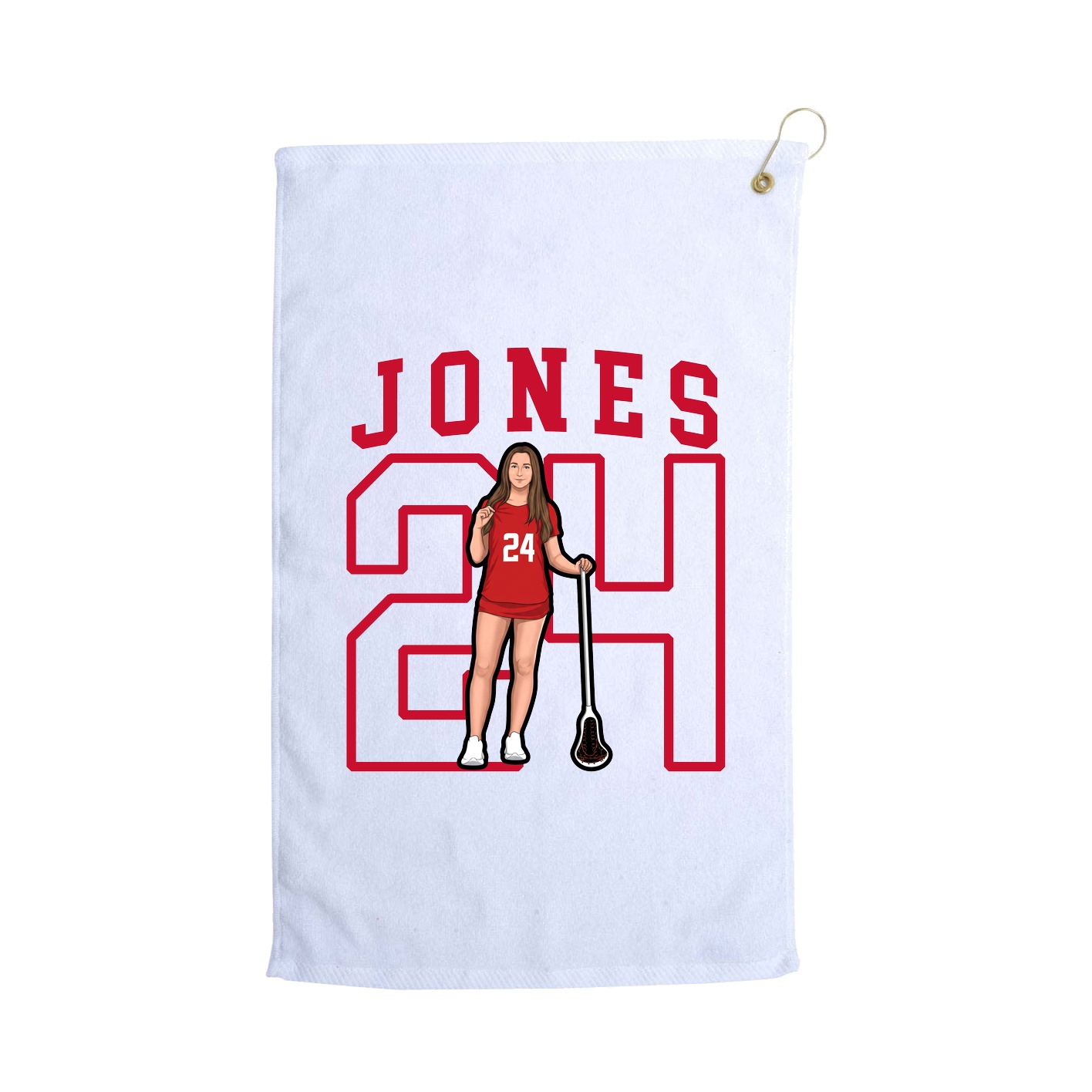Golf Towel — Shirsey in White