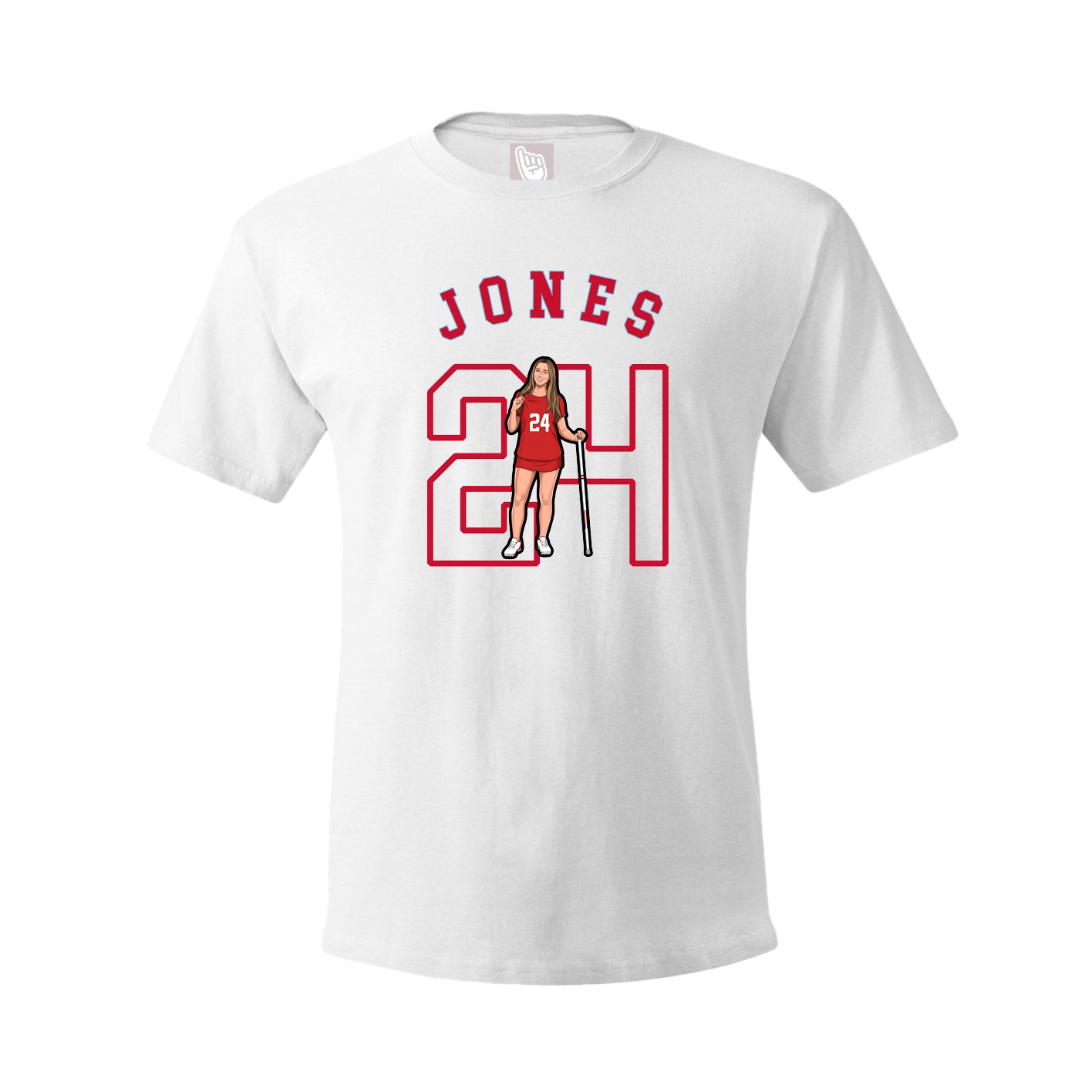 Youth Tee — Shirsey Arch in White