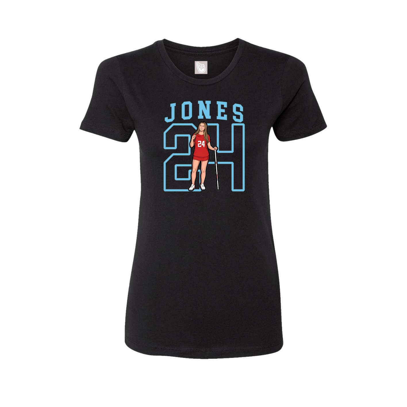 Fitted Women's Tee — Shirsey in Black
