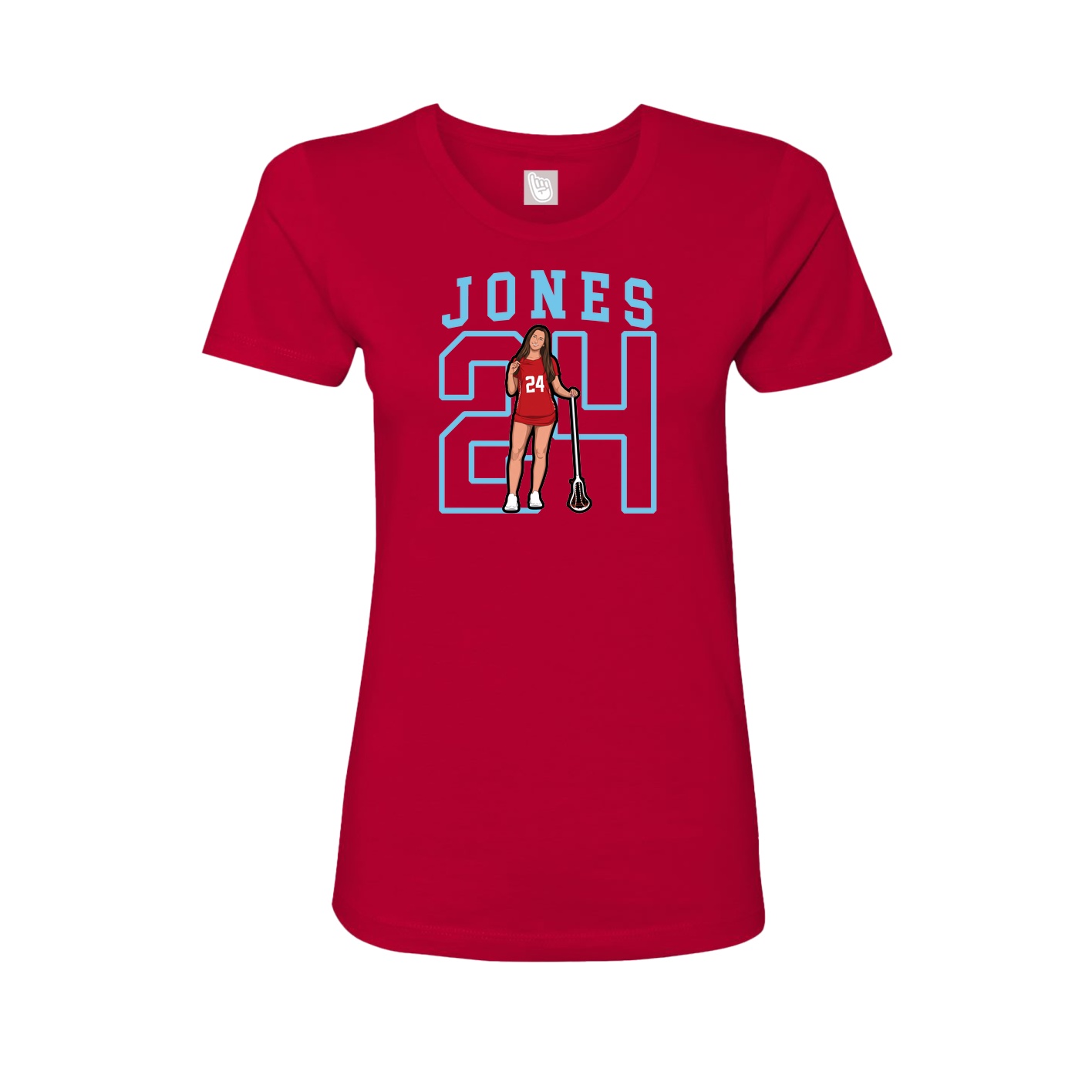 Fitted Women's Tee — Shirsey in Red