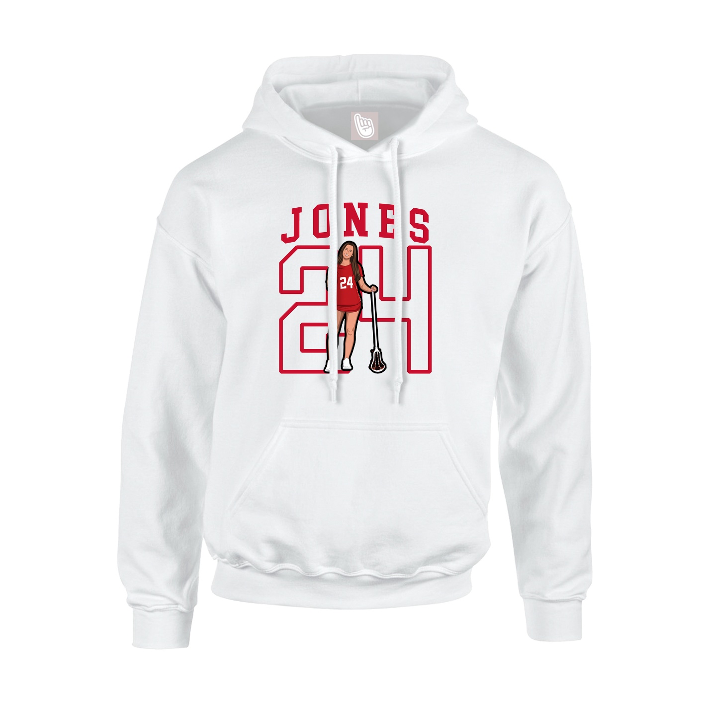 Hoodie — Shirsey in White