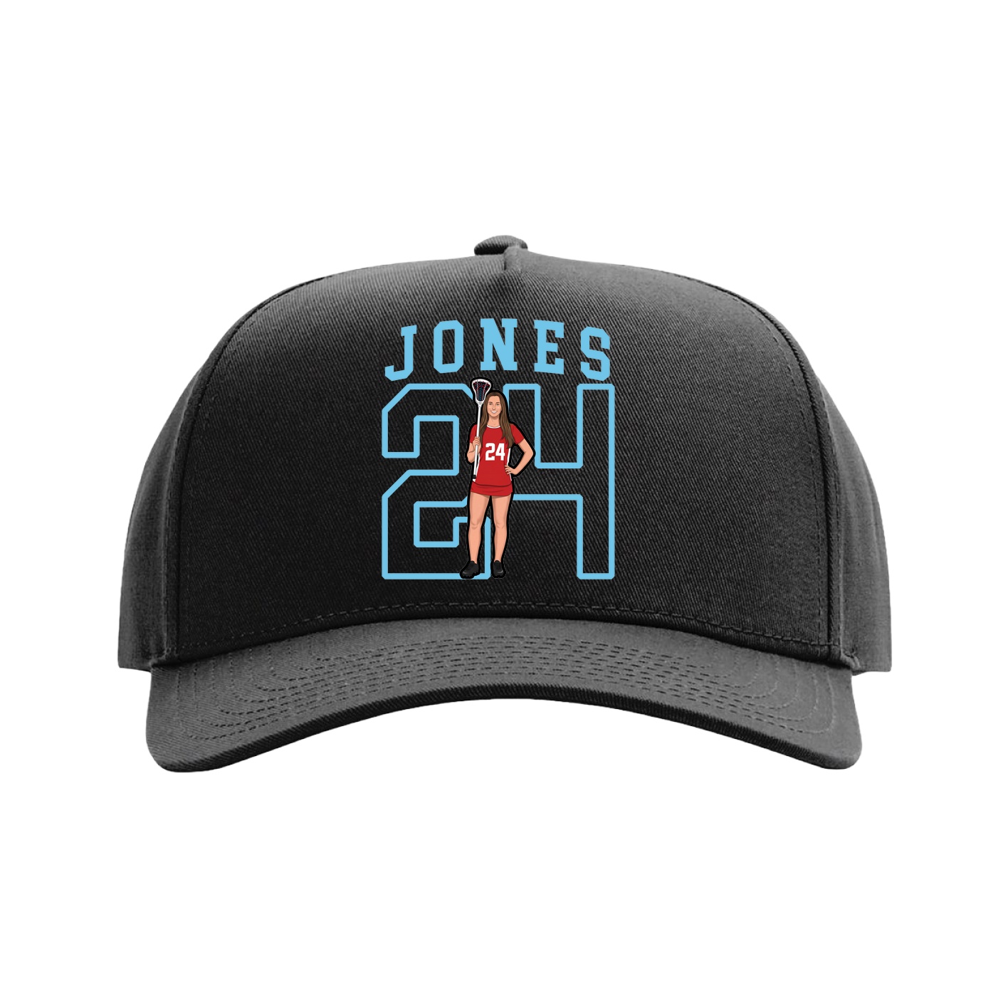 Full Fabric Five-Panel Champ Cap