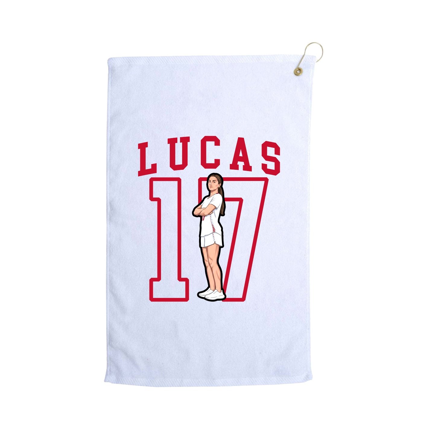 Golf Towel — Shirsey in White