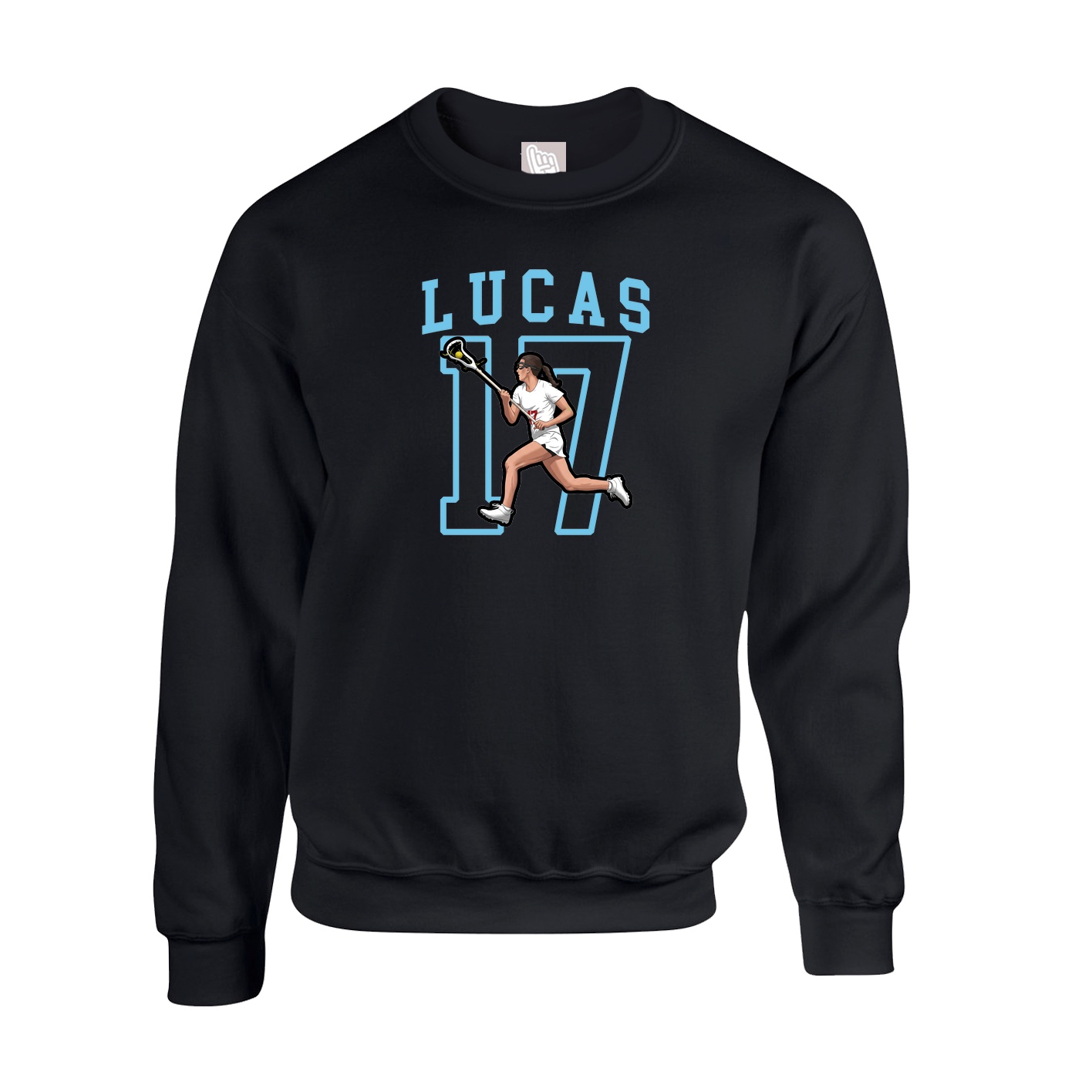 Fleece Crew — Shirsey in Black