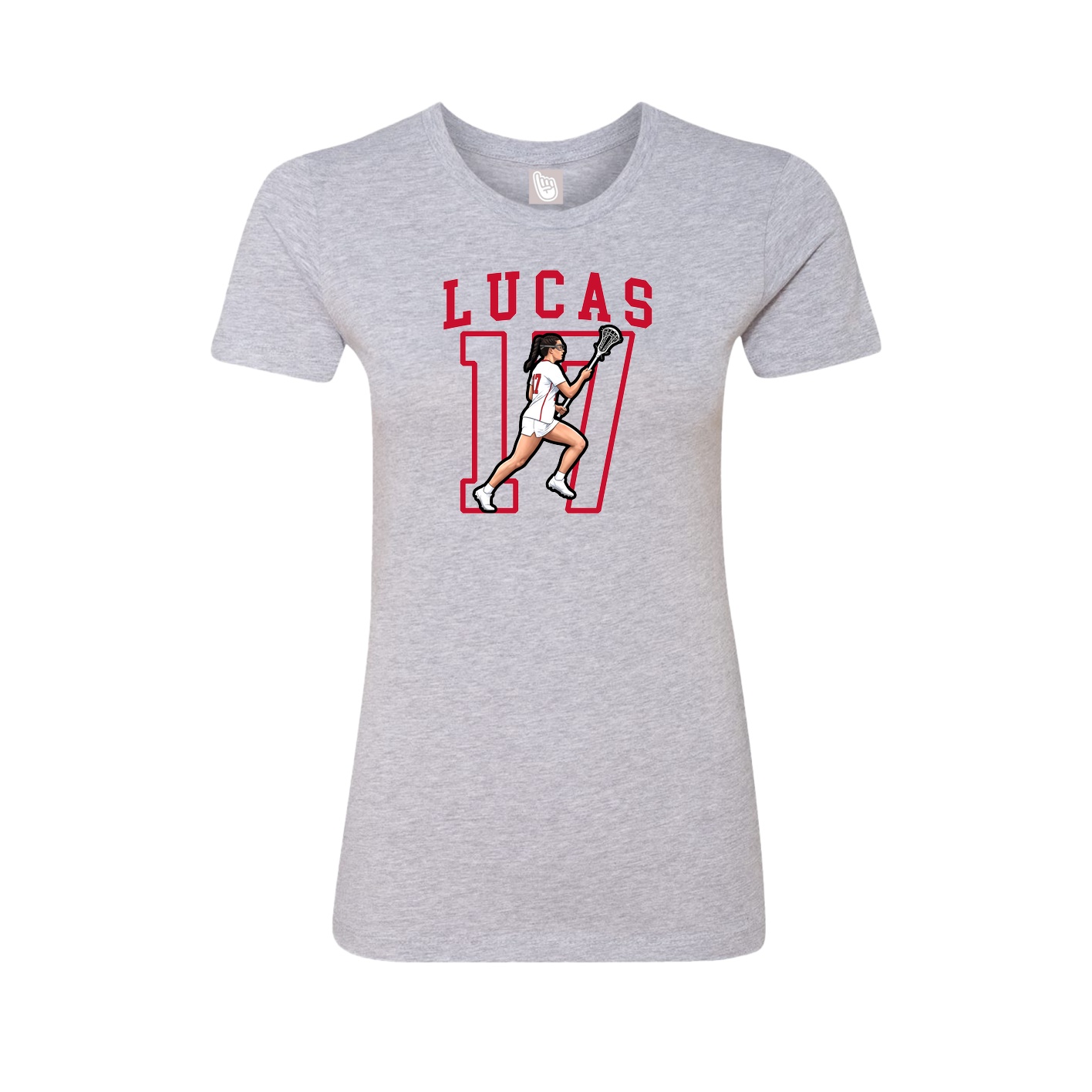 Fitted Women's Tee — Shirsey in Grey