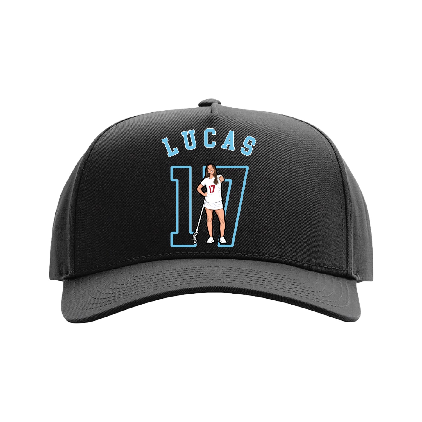 Full Fabric Five-Panel Champ Cap