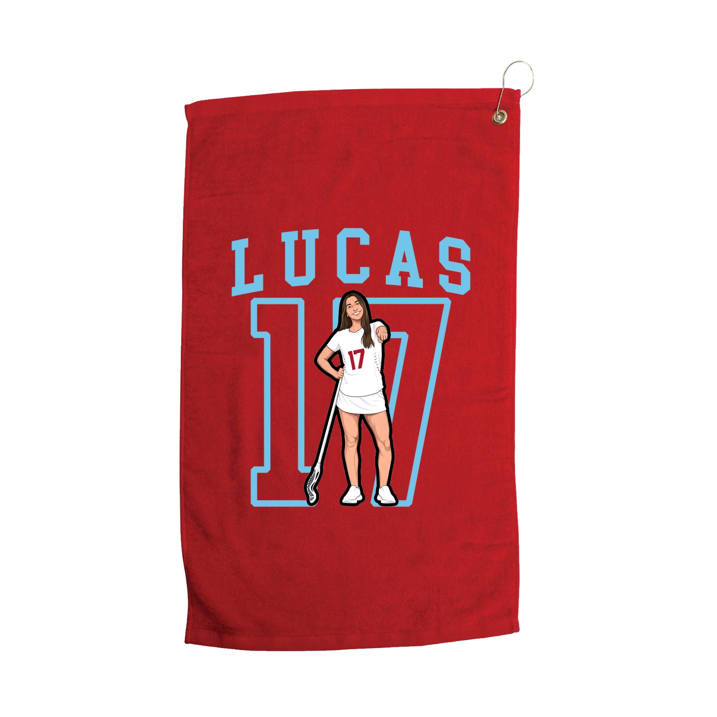 Golf Towel — Shirsey in Red