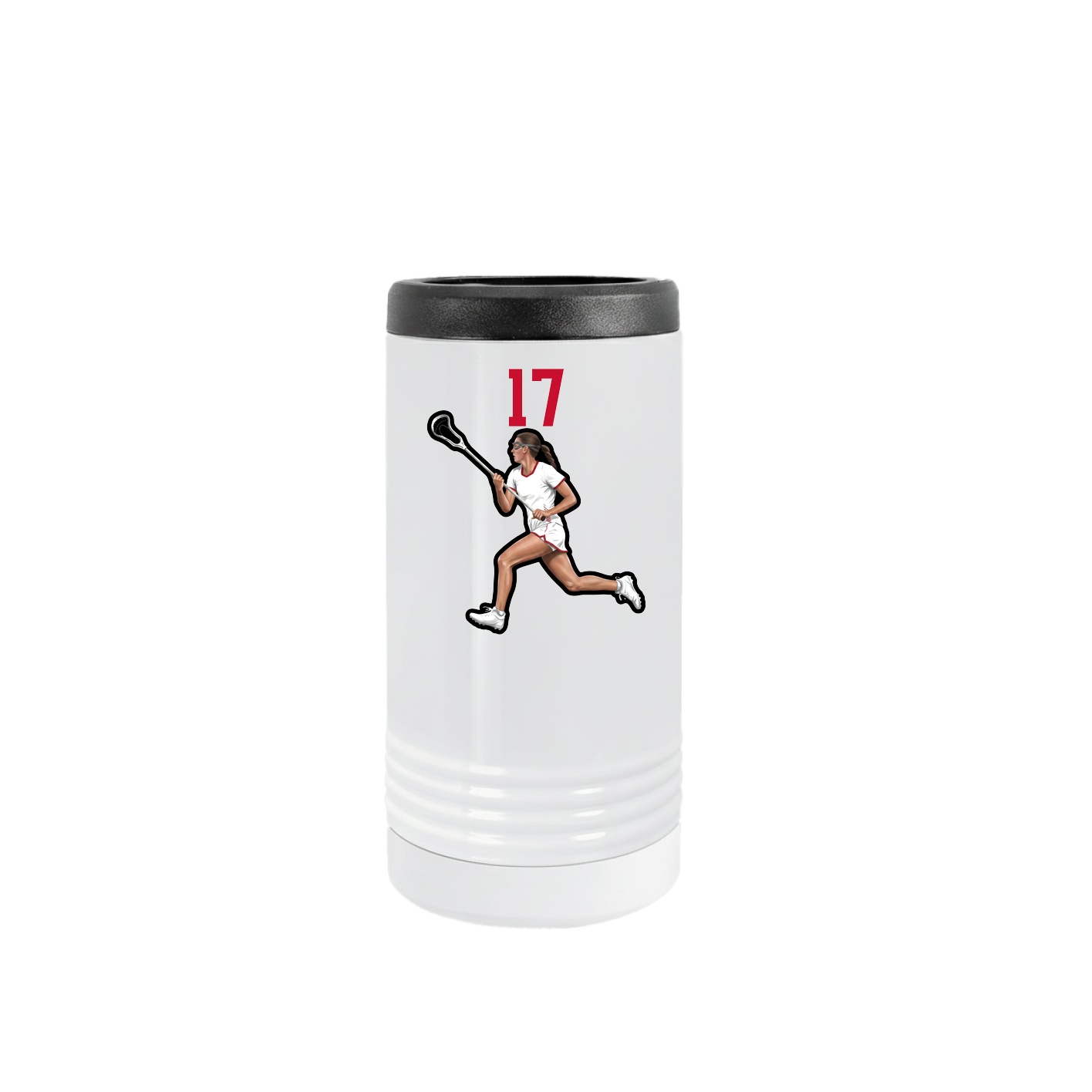 Slim Beverage Holder — Number Top in White